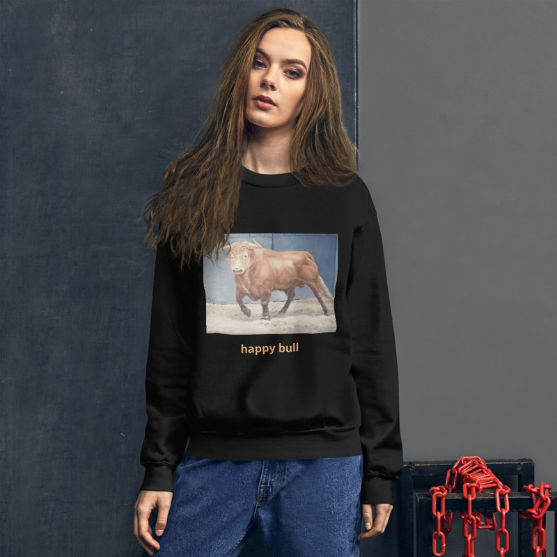 Unisex Sweatshirt HAPPY BULL