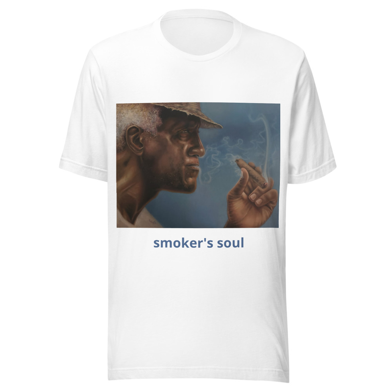 Unisex Staple T-Shirt | Bella + Canvas 3001 "smoker´s soul"