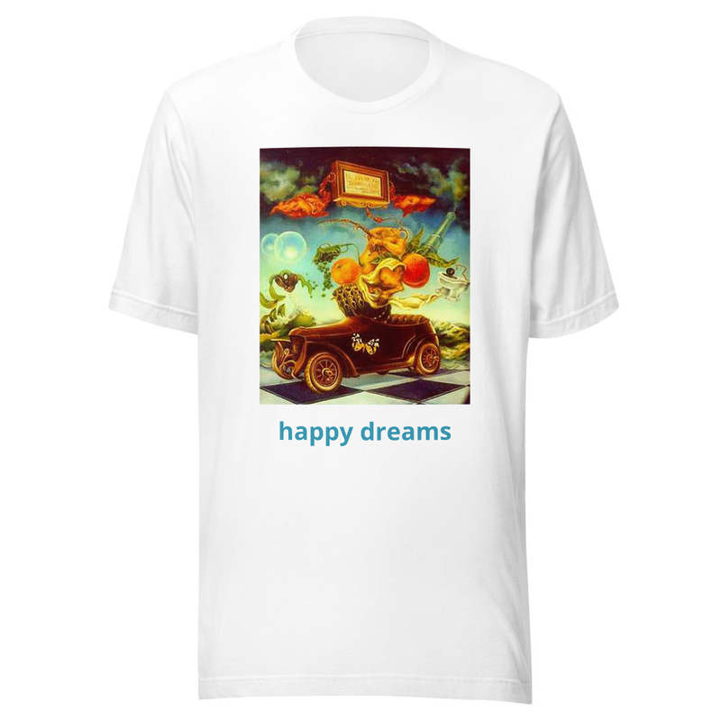 Unisex t-shirt / Bella + Canvas 3001 "happy dreams"