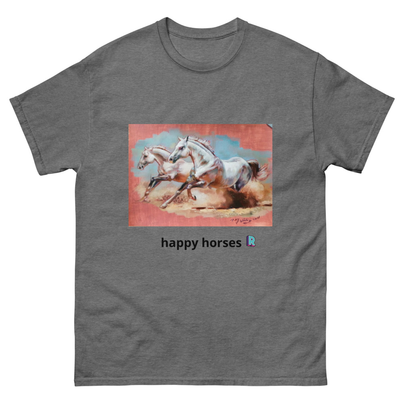 Unisex classic tee HAPPY HORSES