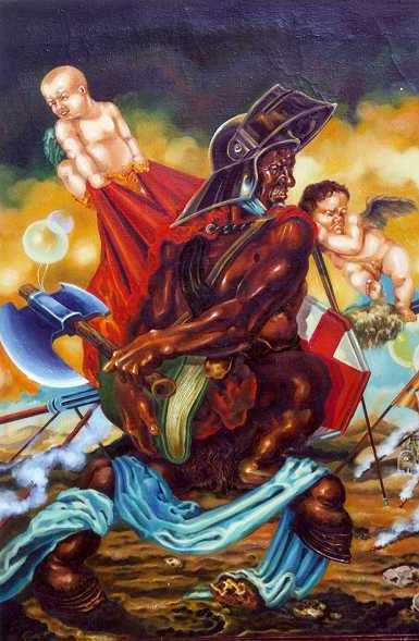 LA CÓLERA BRUTAL DEL CAUDILLO BÁRBARO