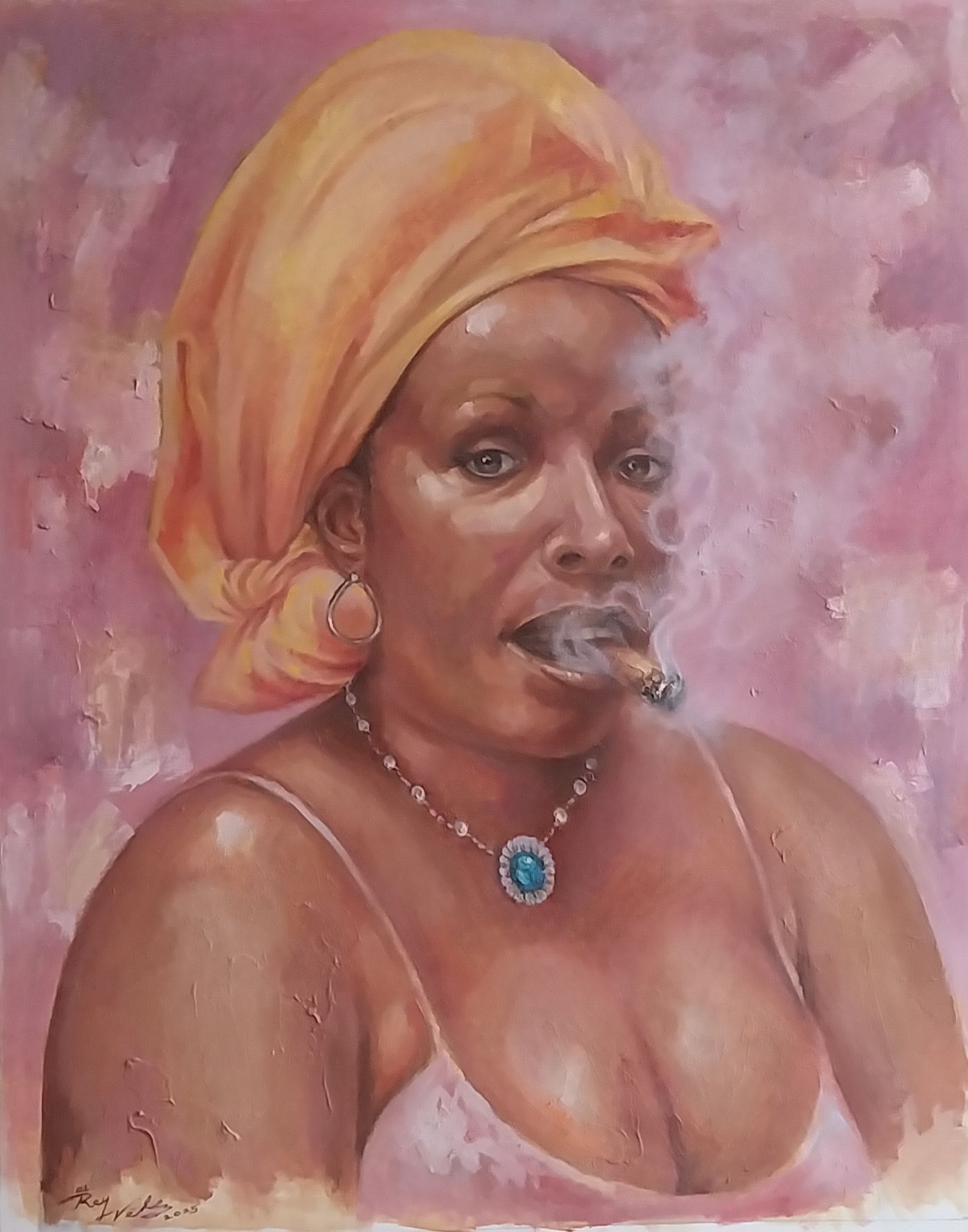 LA FUMADORA DE PUROS