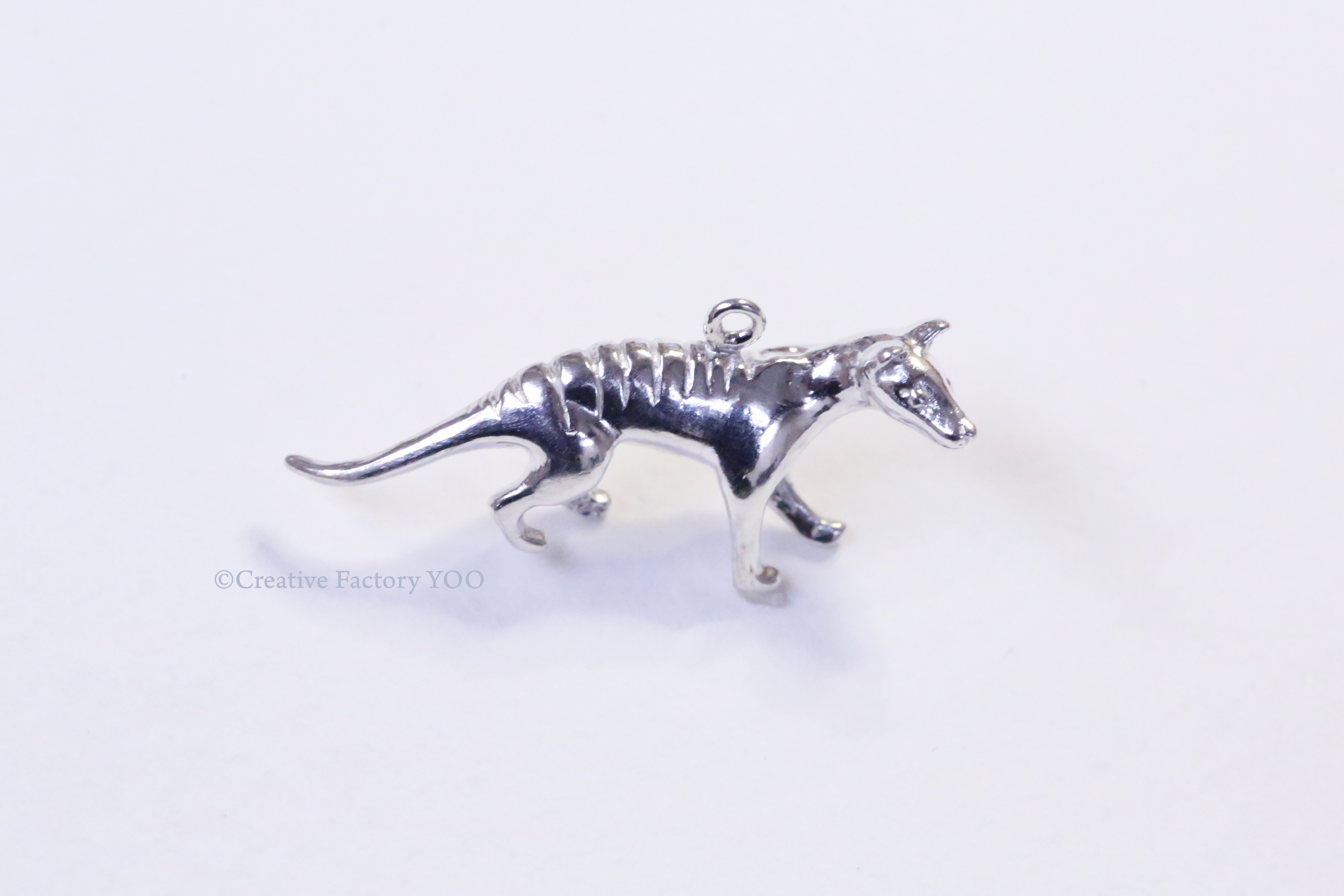  Tasmanian Tiger / Thylacine Pendant with Chain