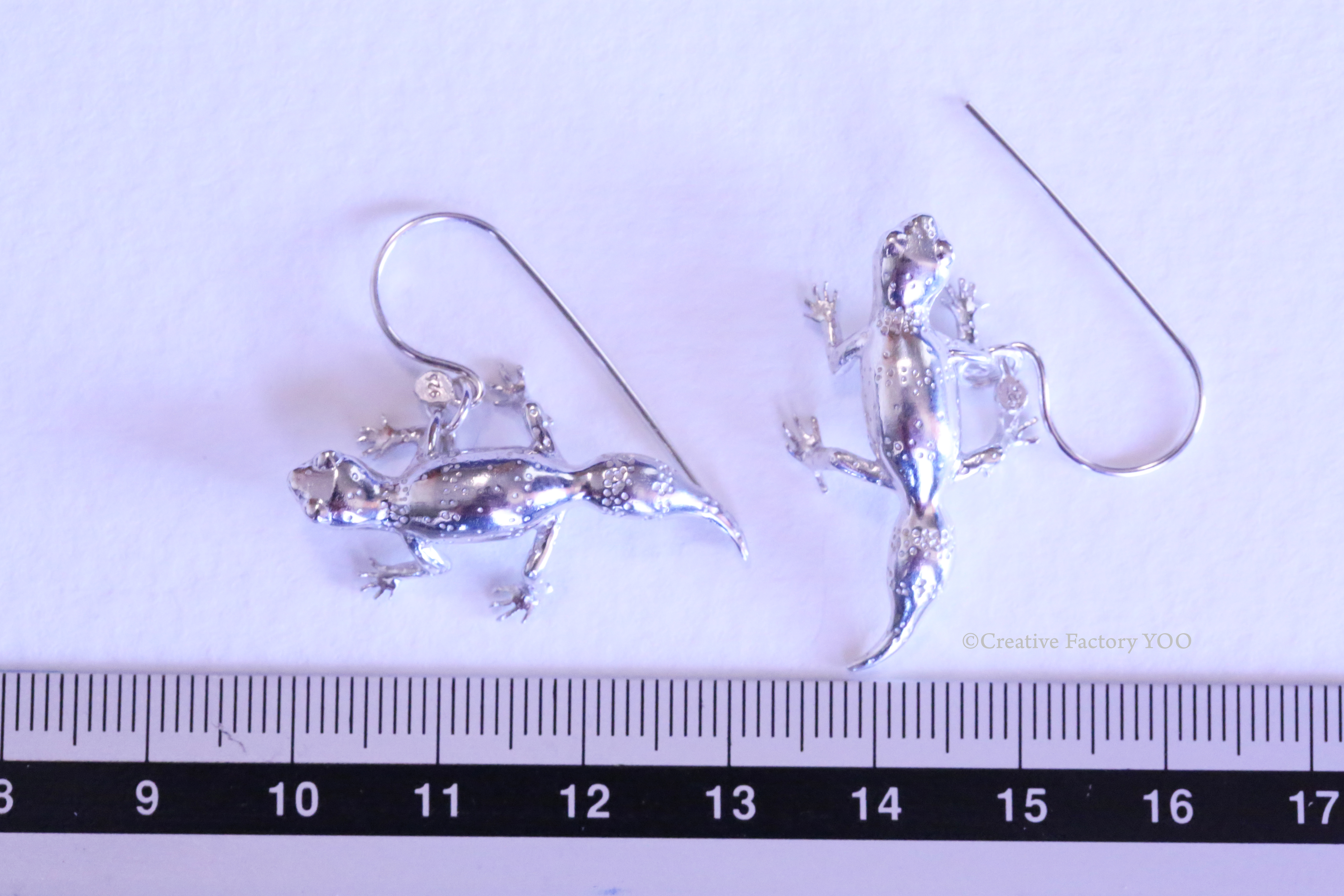 Australian Barking Gecko Earrings
