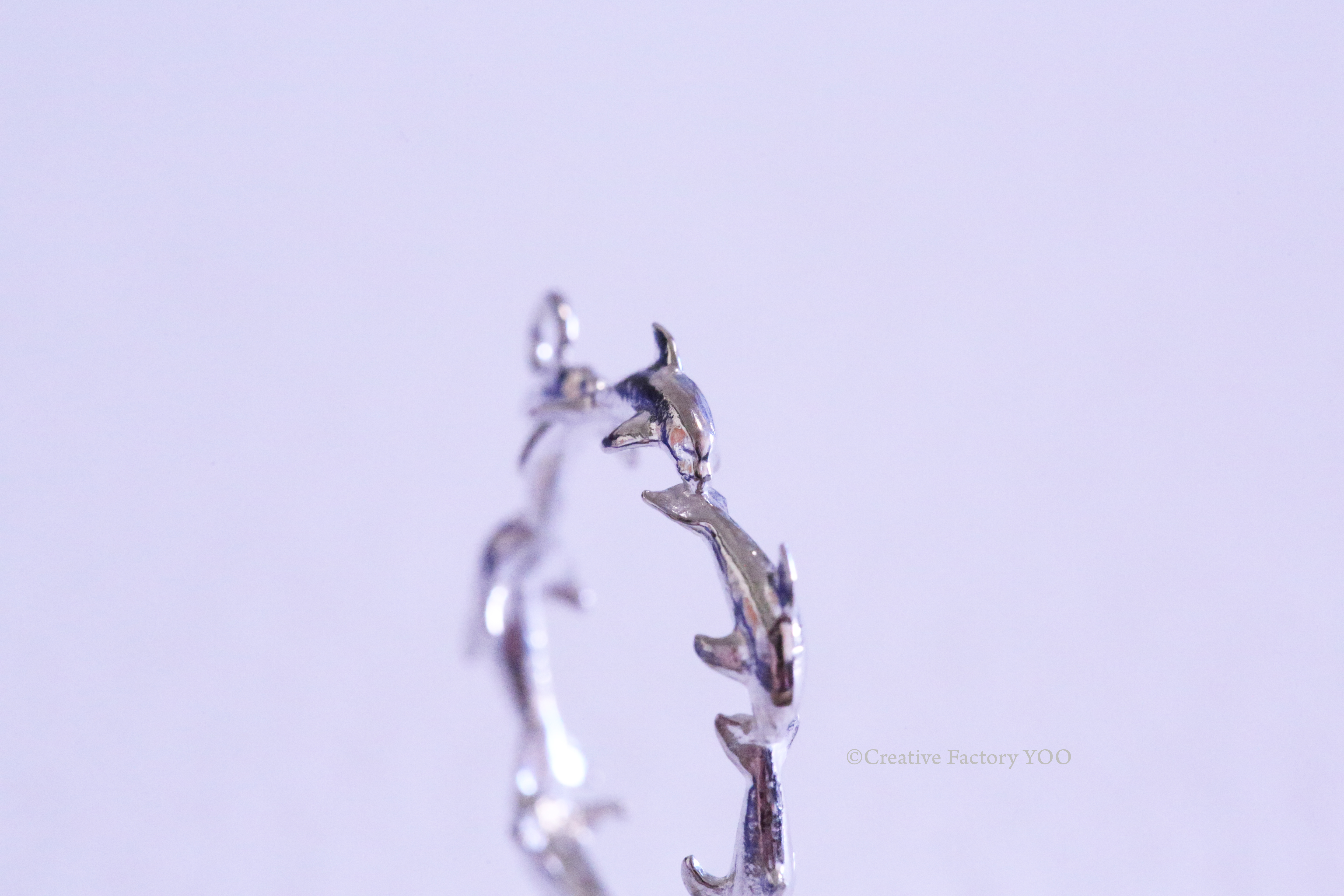  Seven Dolphin Pendant with Chain