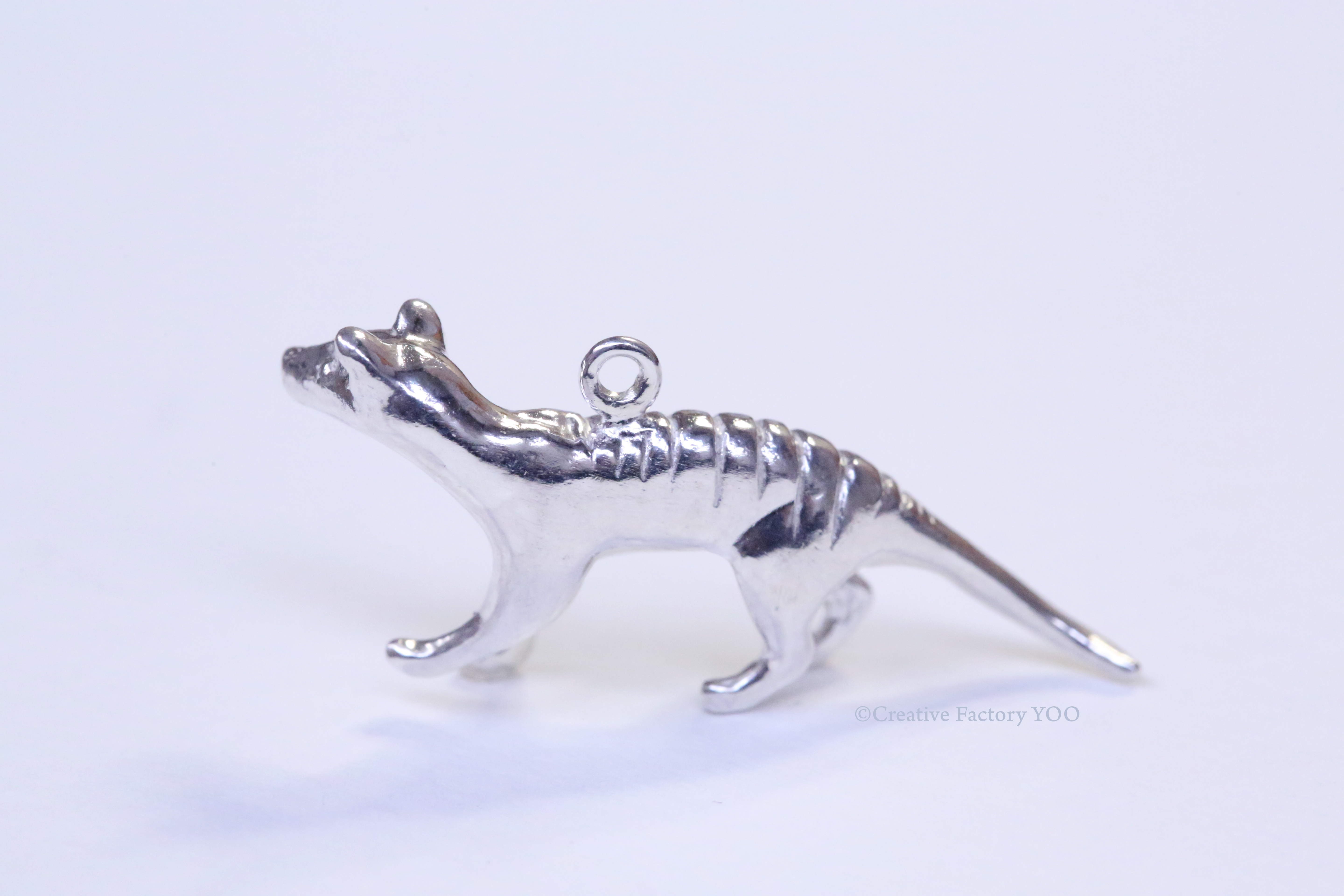  Tasmanian Tiger / Thylacine Pendant with Chain