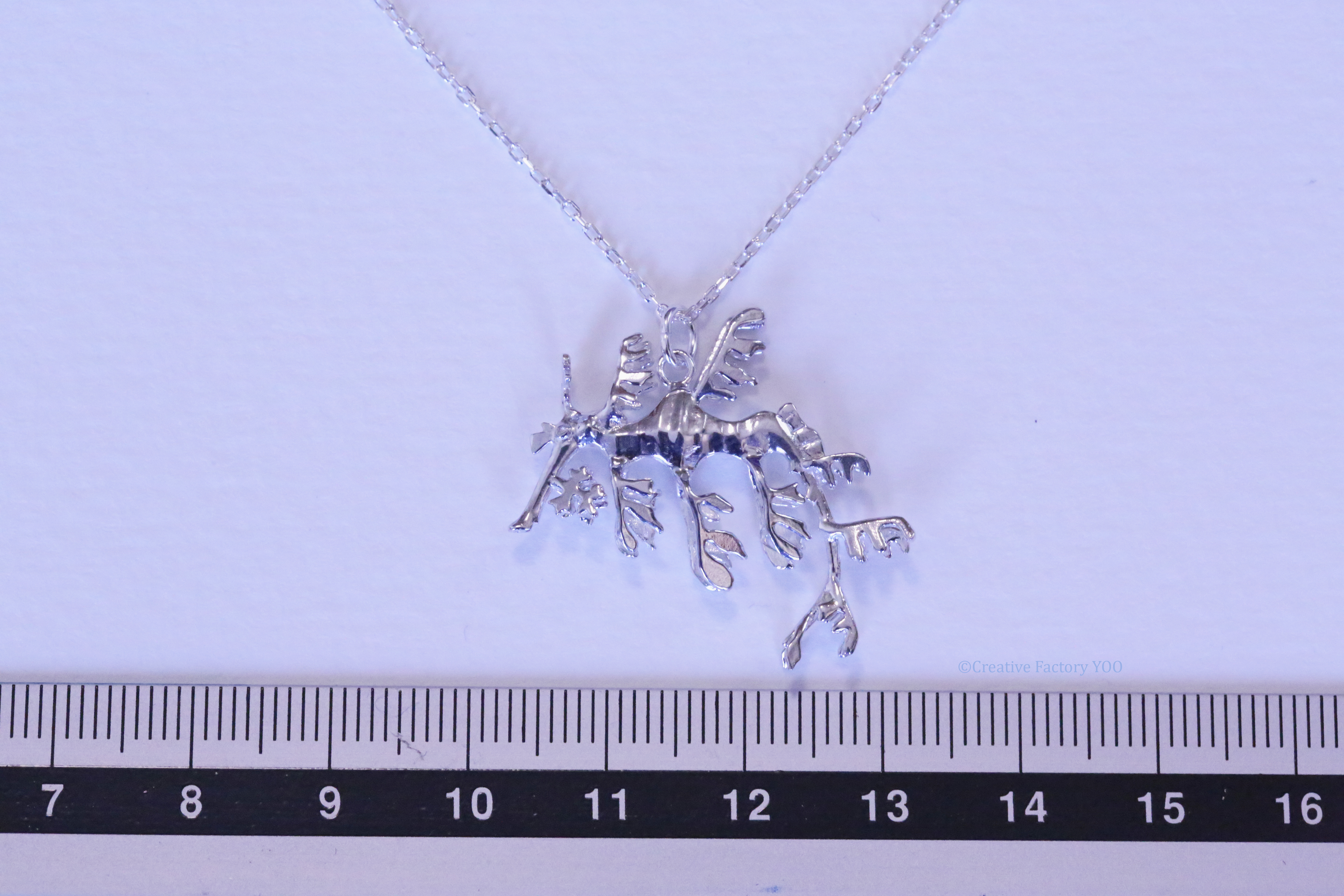 Leafy Seadragon Pendant with Chain