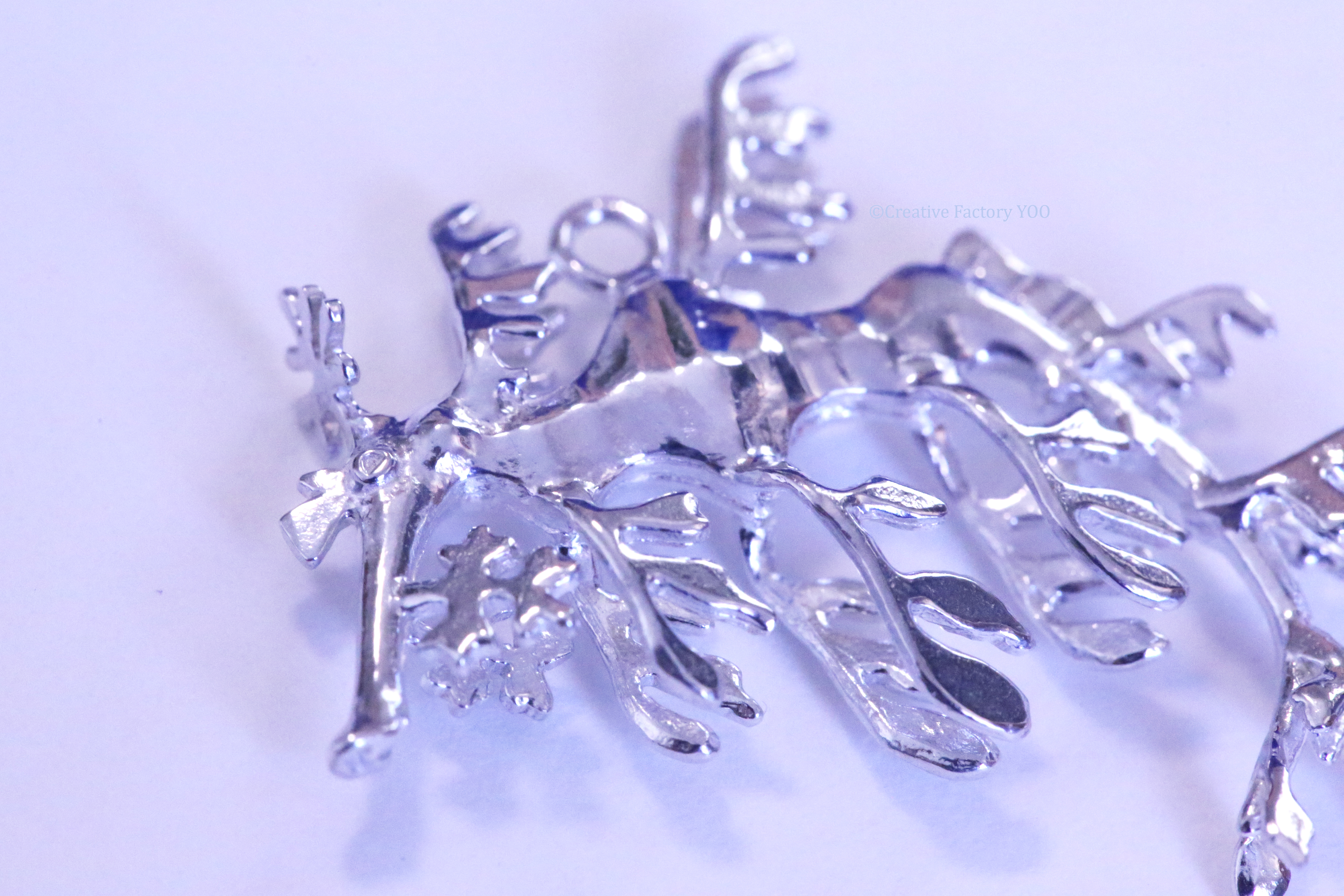 Leafy Seadragon Pendant with Chain