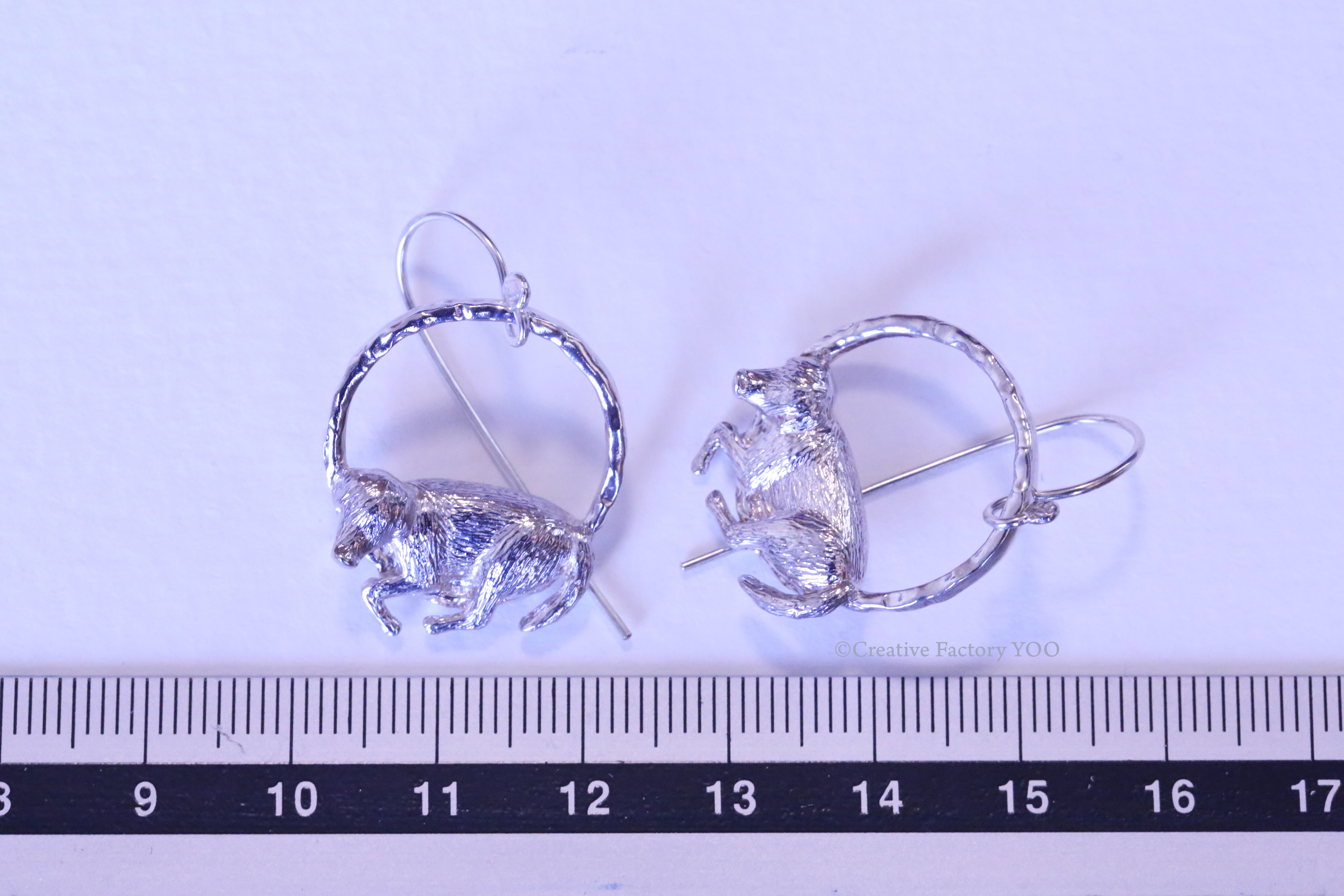 Sleeping Doggy Earrings