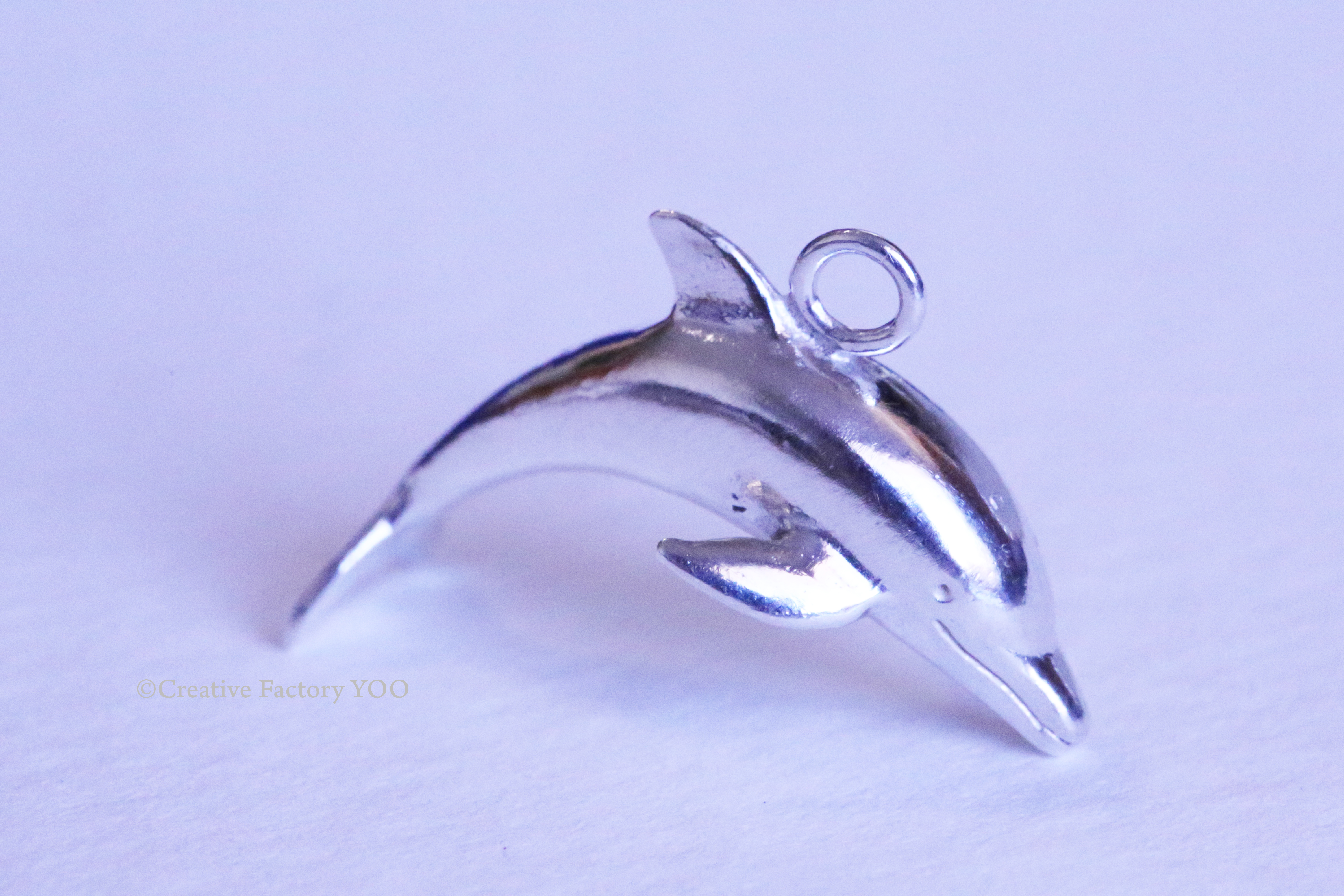  Bottlenose Dolphin Pendant with Chain