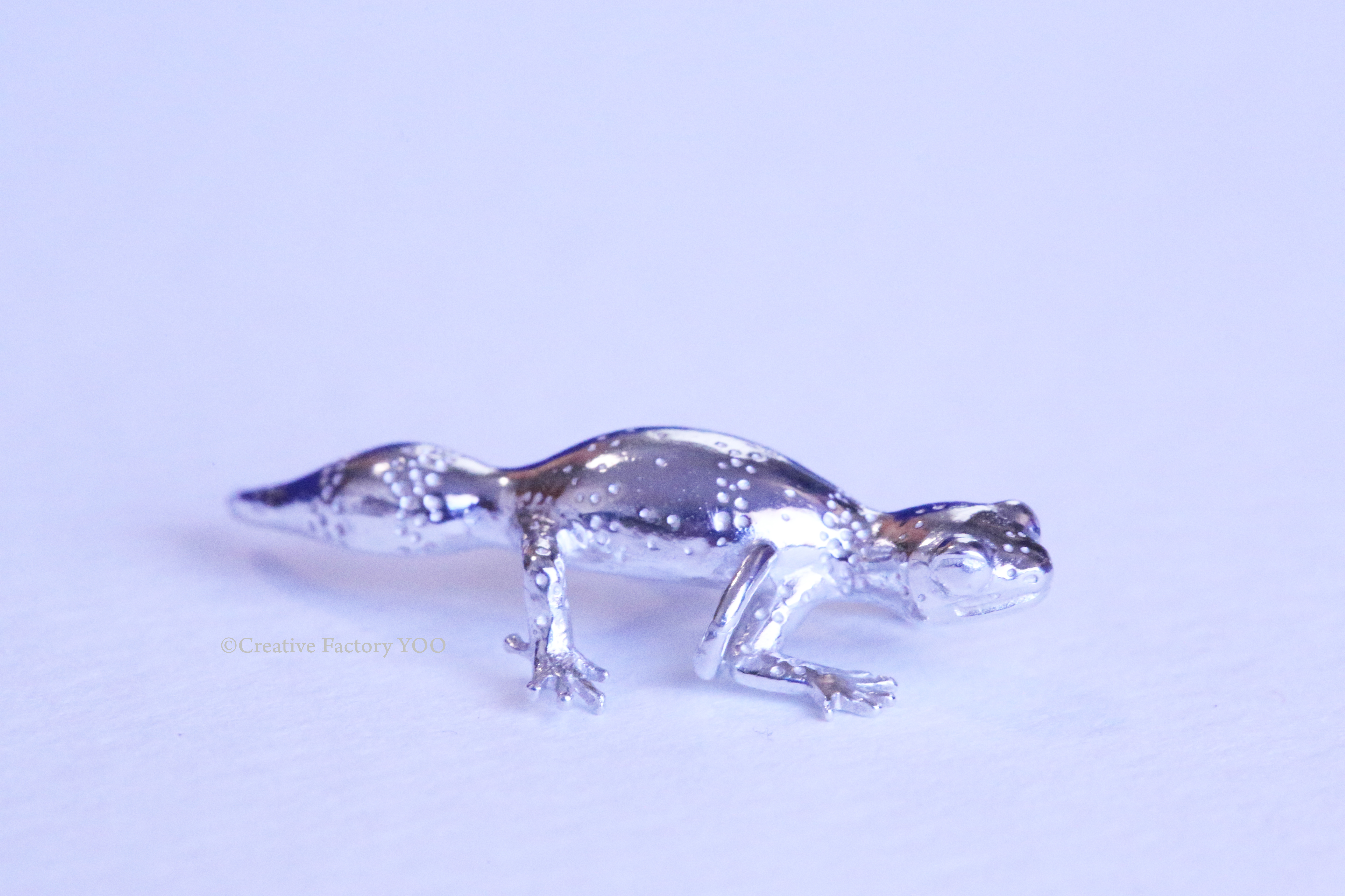  Australian Barking Gecko Pendant with Chain