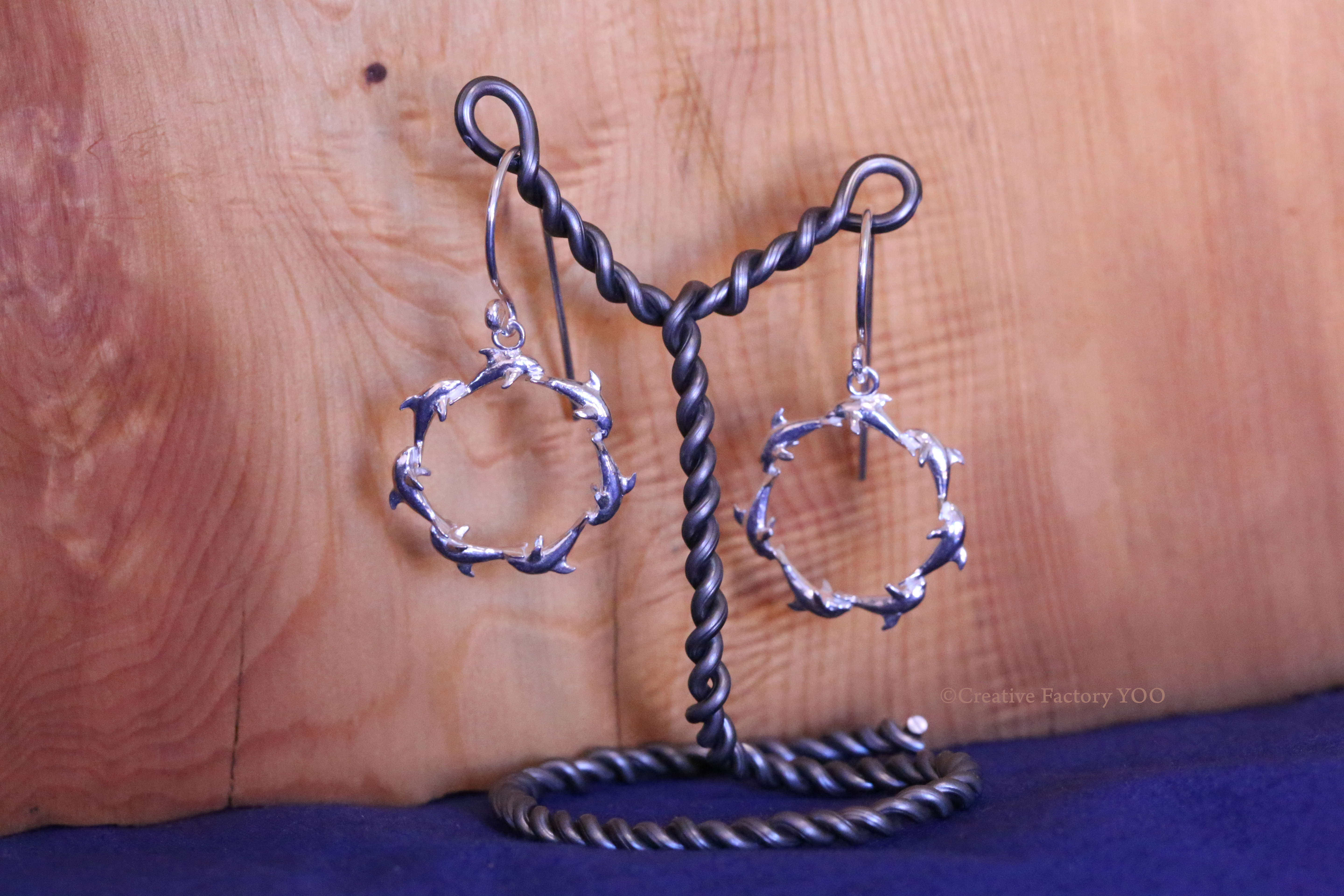 Seven Dolphin Earrings