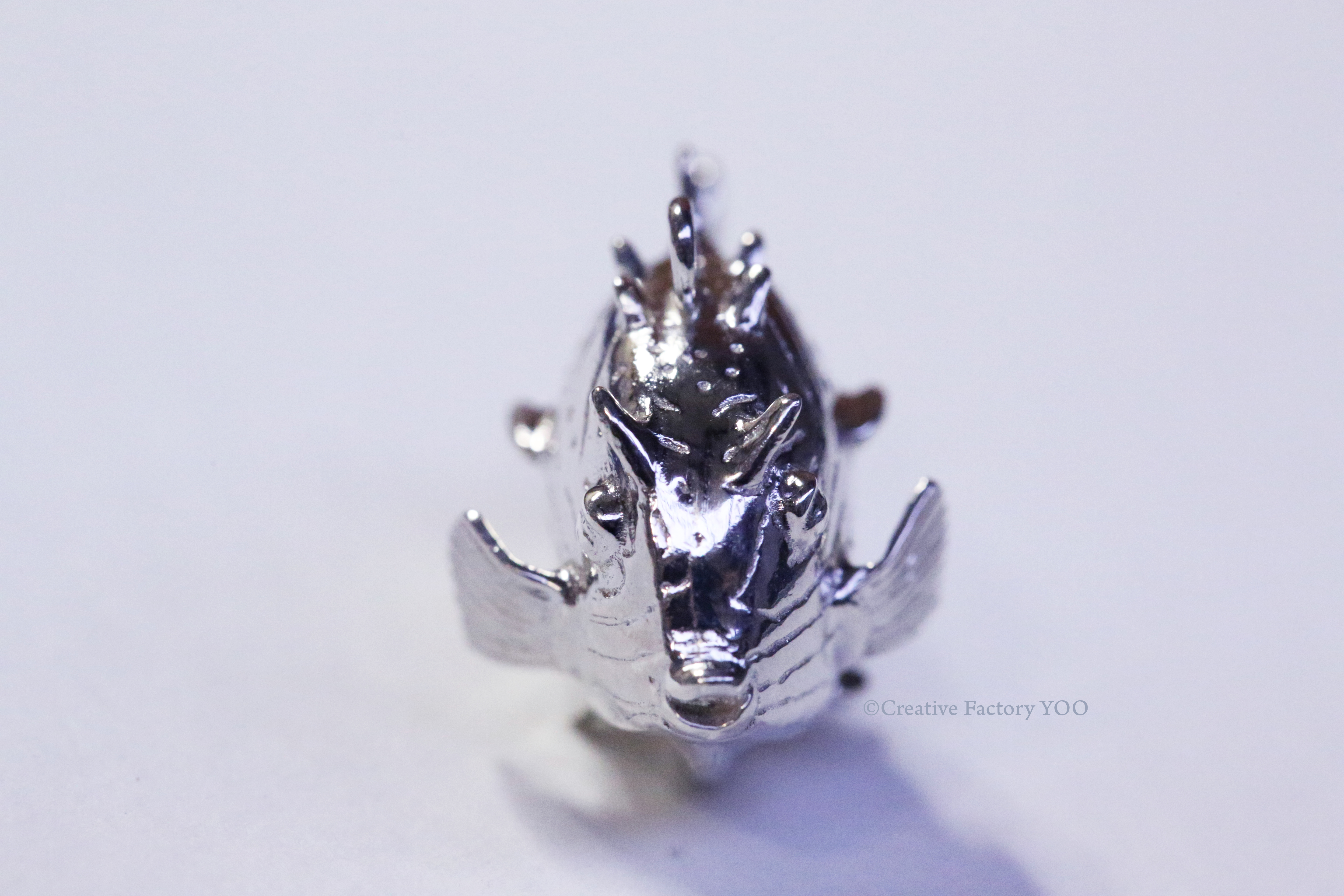 Shaw's Cowfish (Male) Pendant with Chain