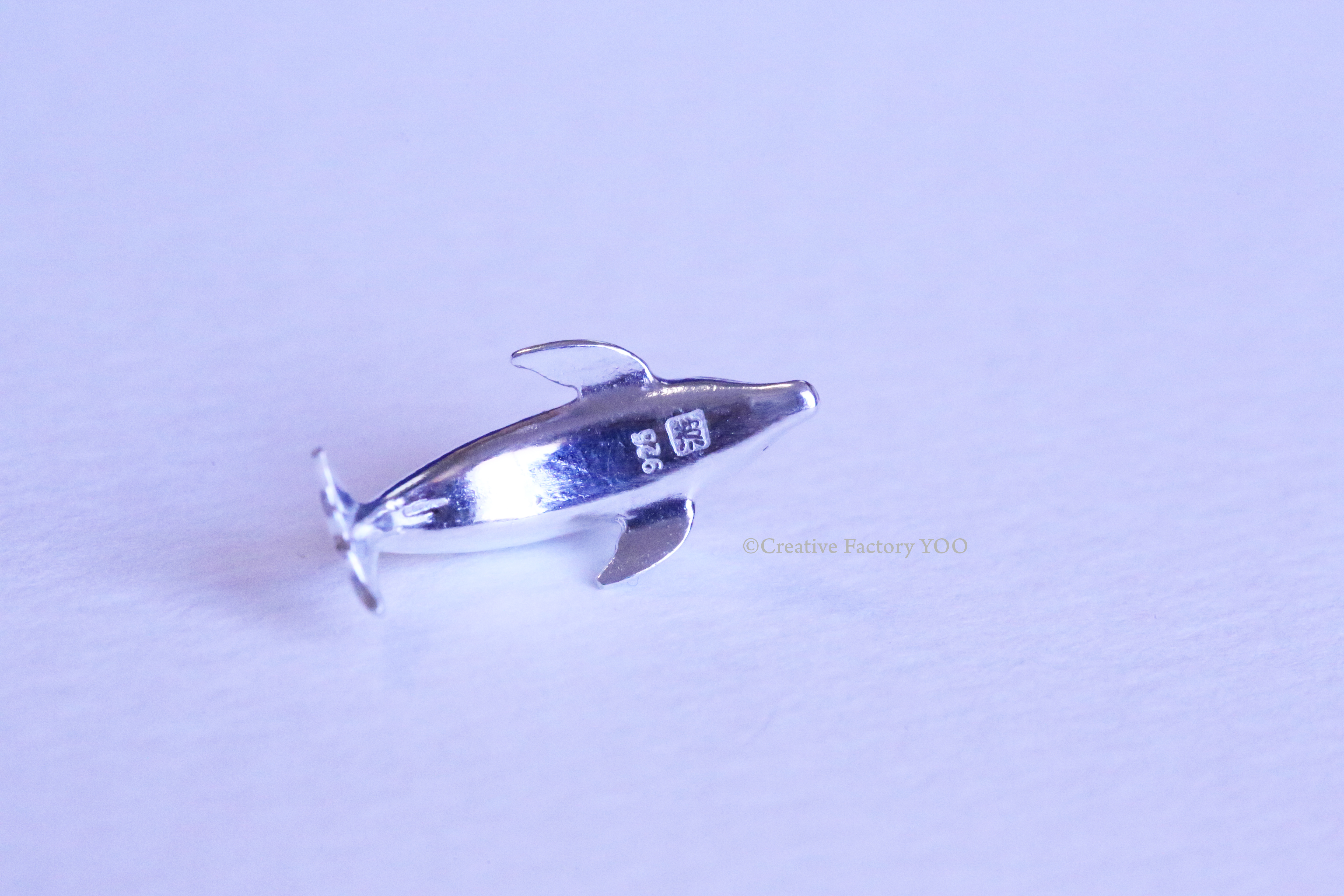  Bottlenose Dolphin Pendant with Chain