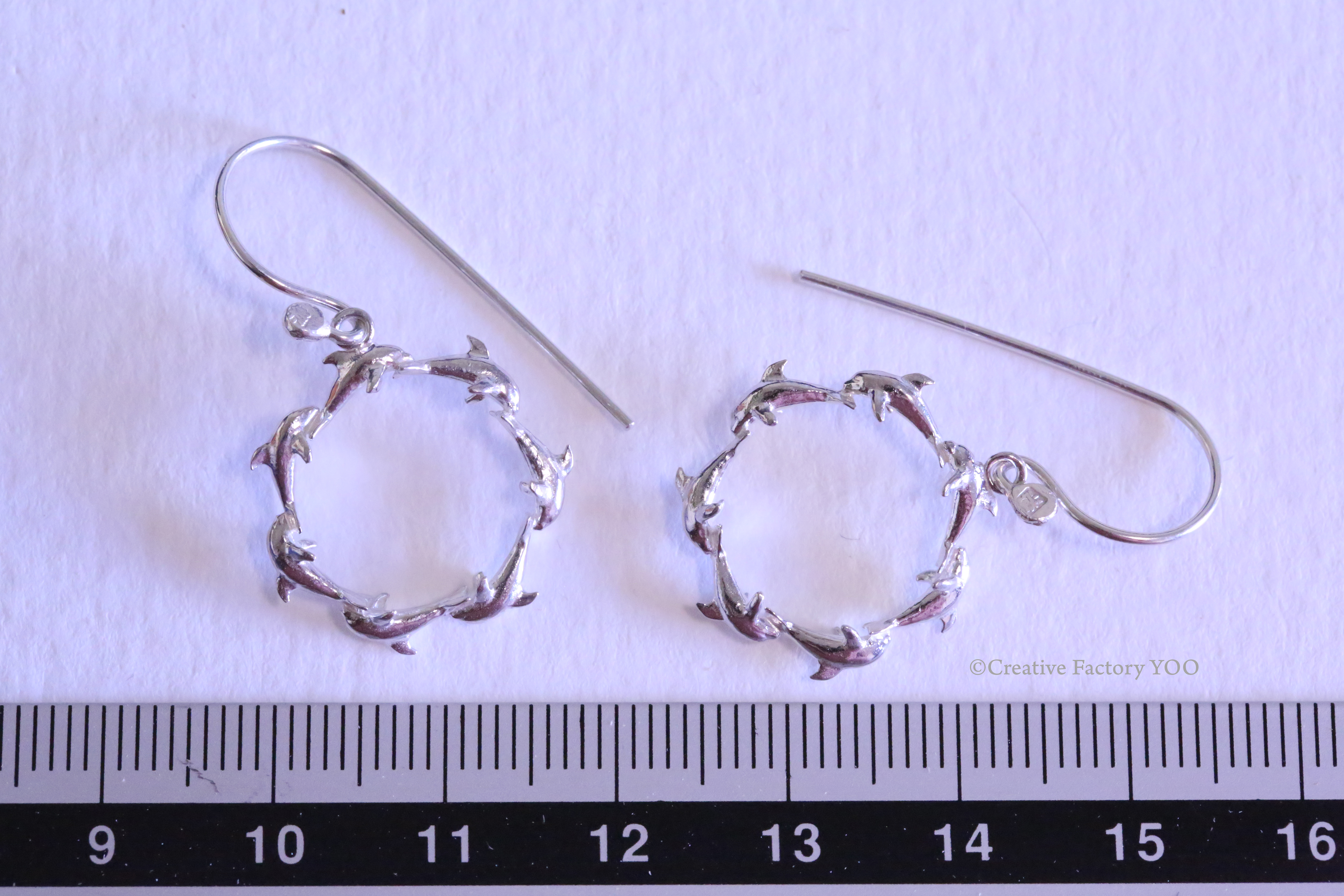 Seven Dolphin Earrings