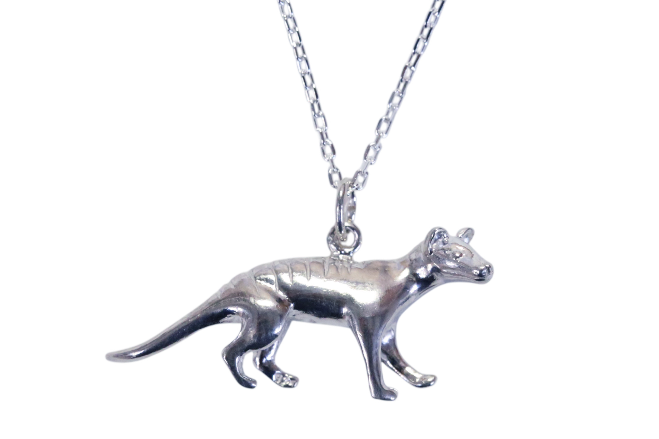  Tasmanian Tiger / Thylacine Pendant with Chain