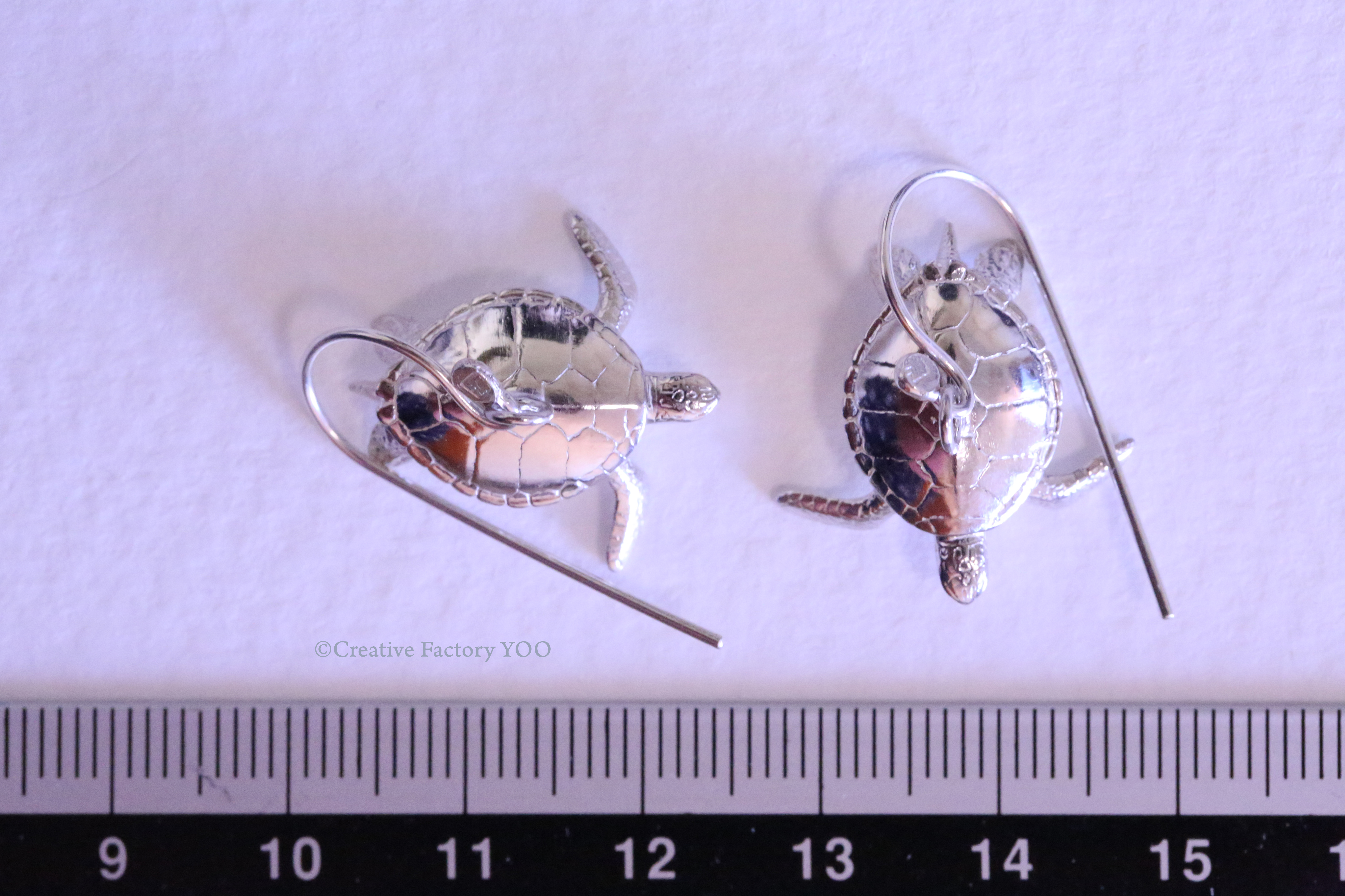 Green Sea Turtle Earrings