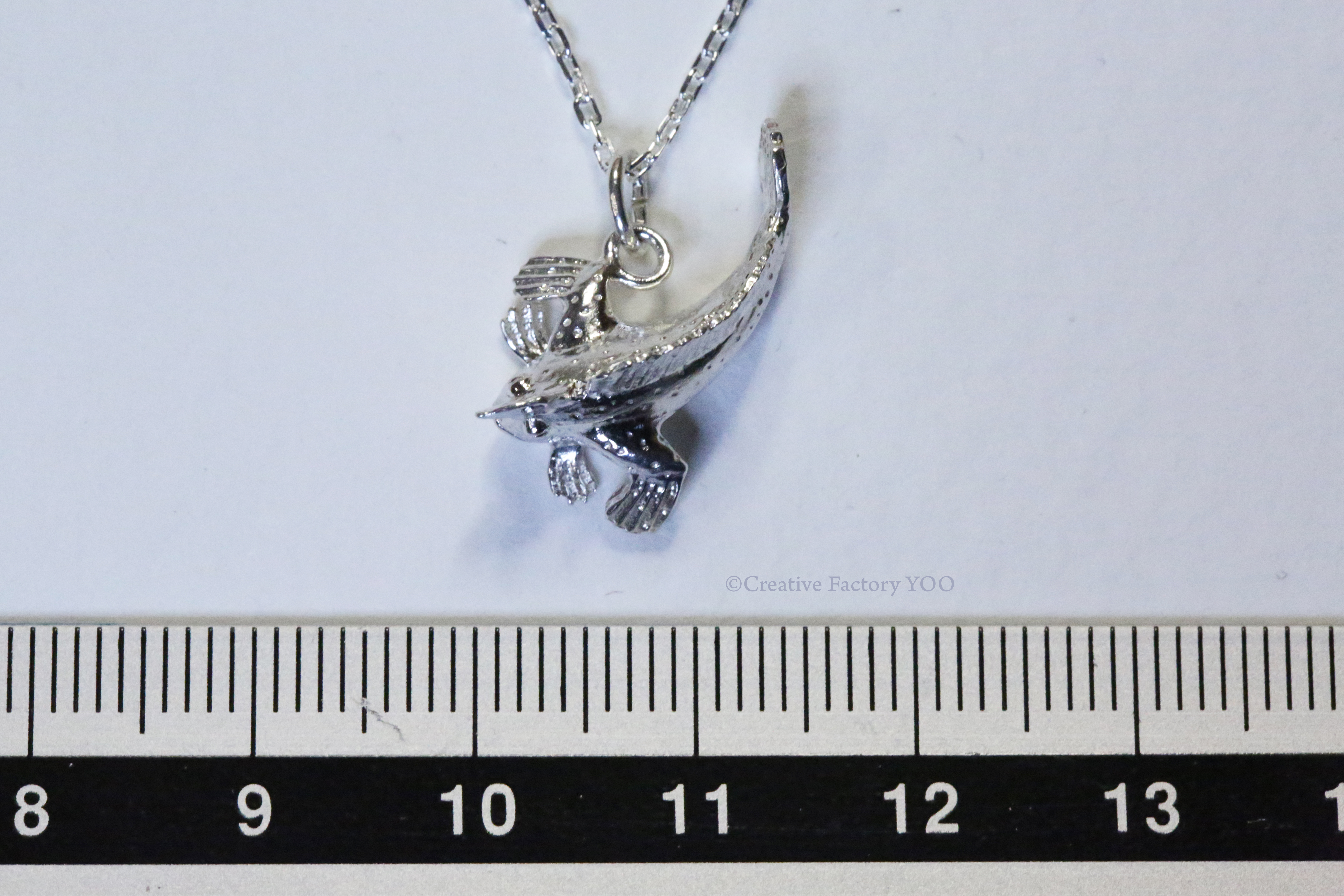 Spotted Handfish Pendant with Chain