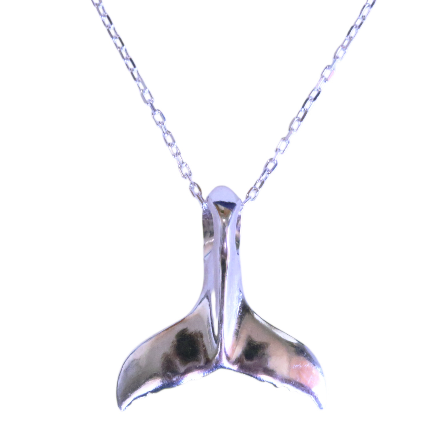  Humpback Whale Tail Pendant with Chain