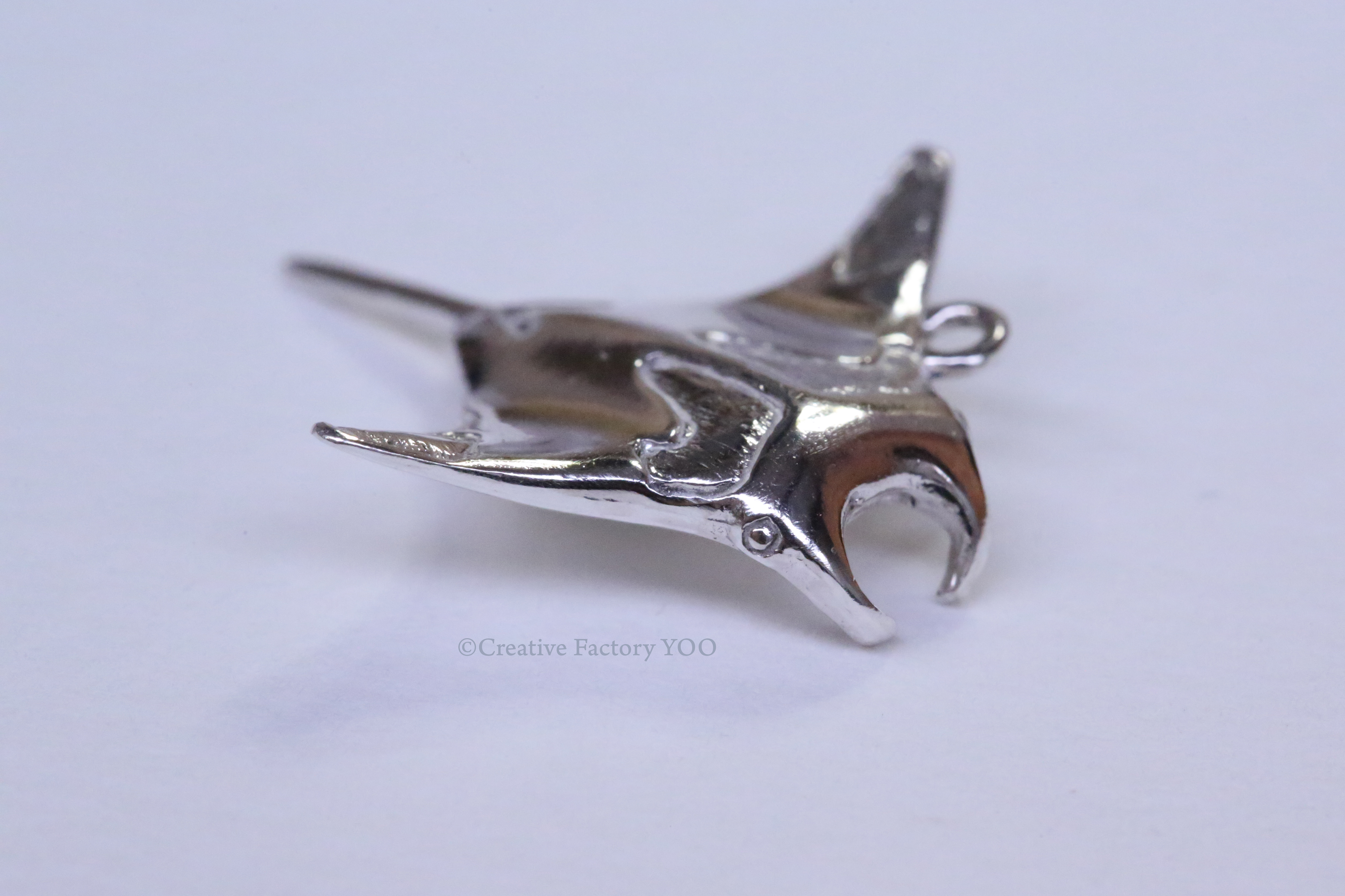 Manta Ray Pendant with Chain