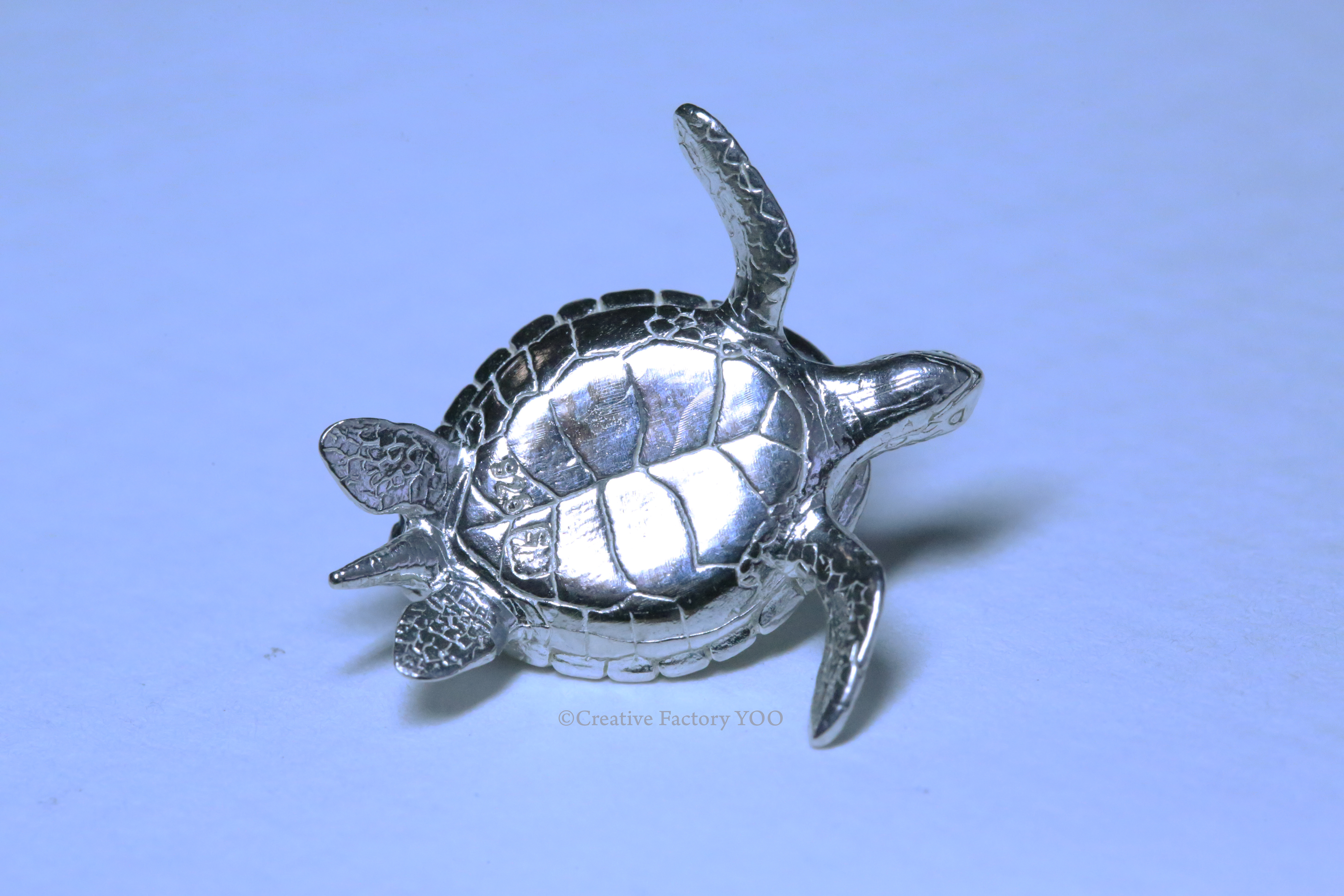 Green Sea Turtle Pendant with Chain