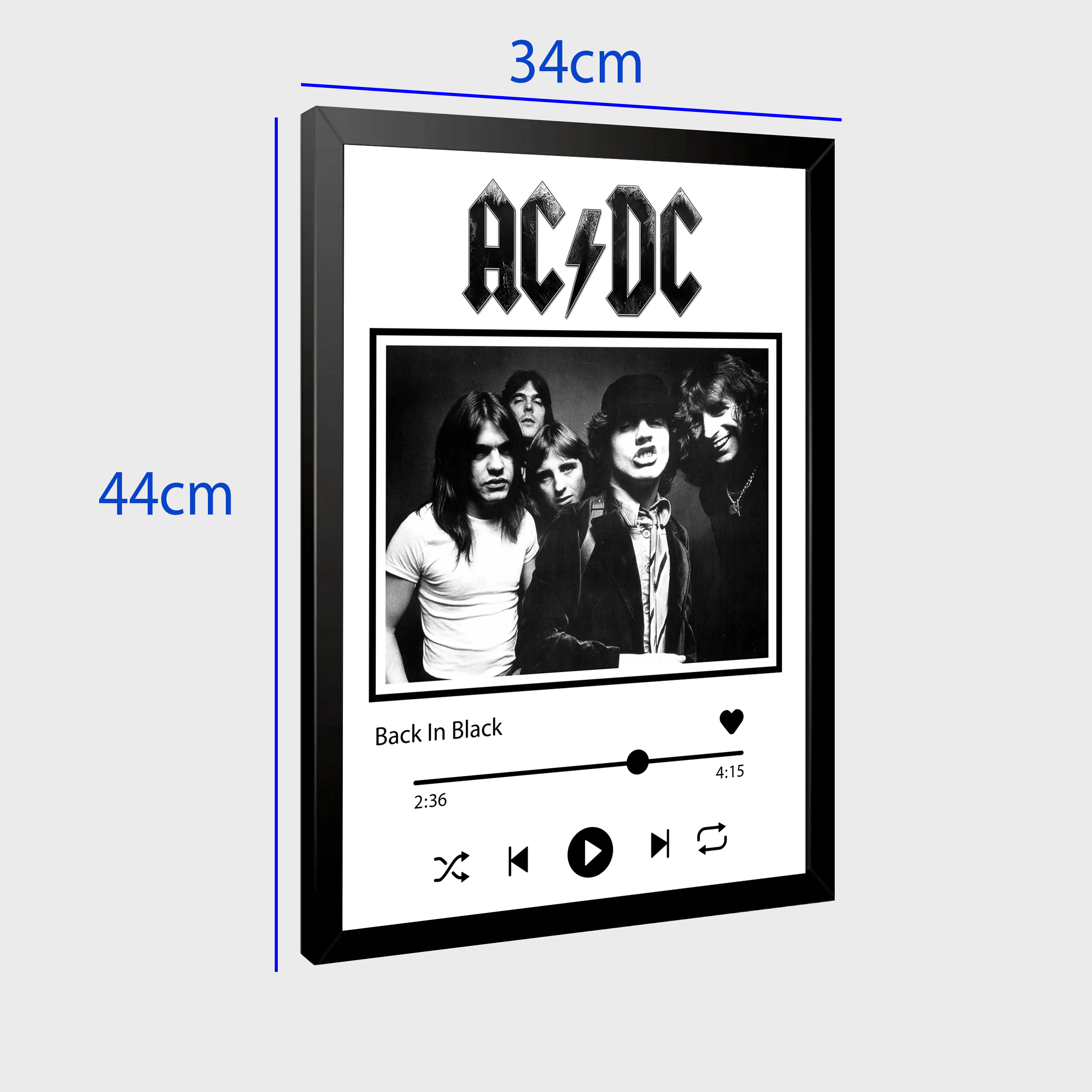Quadro AC/DC PlayMusic