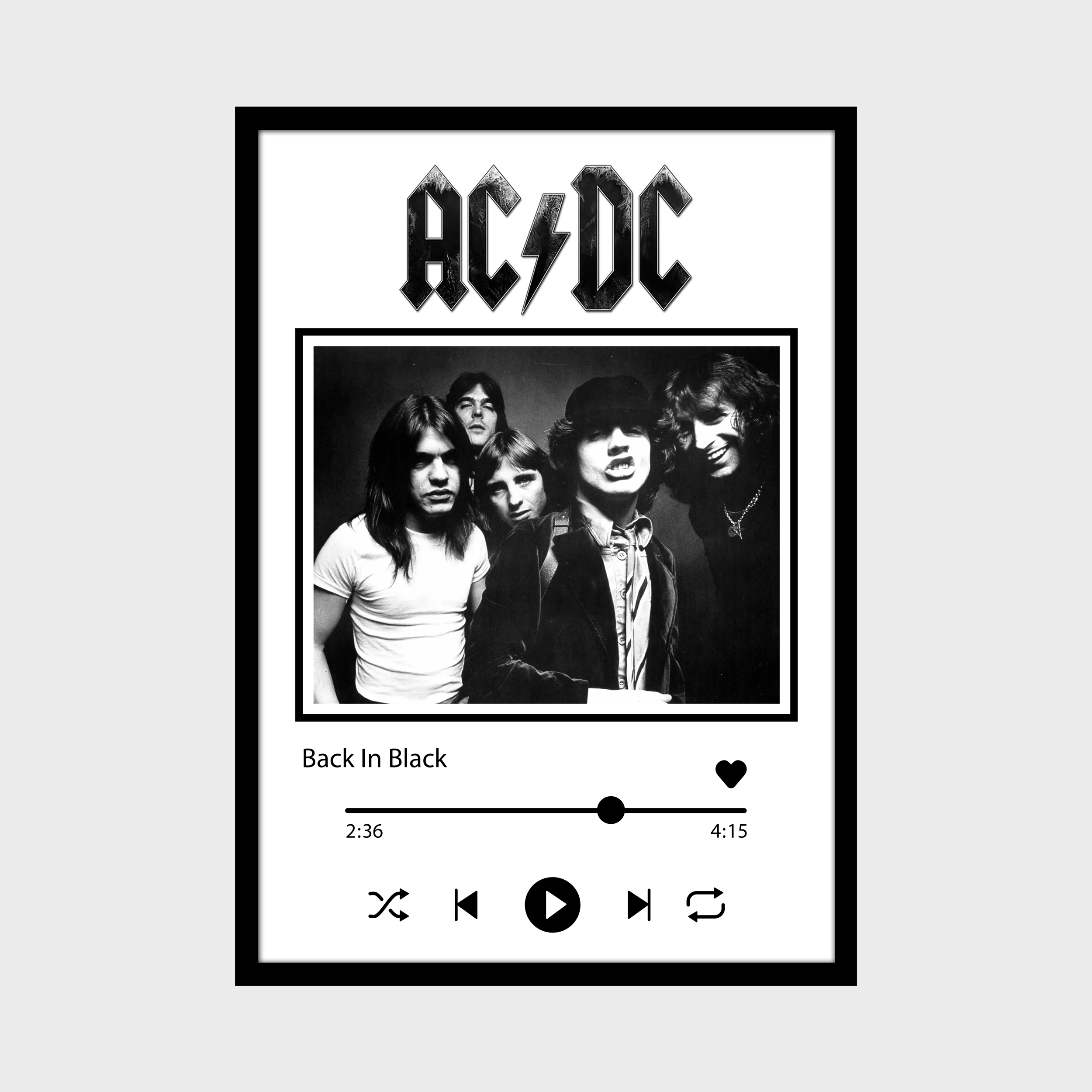 Quadro AC/DC PlayMusic
