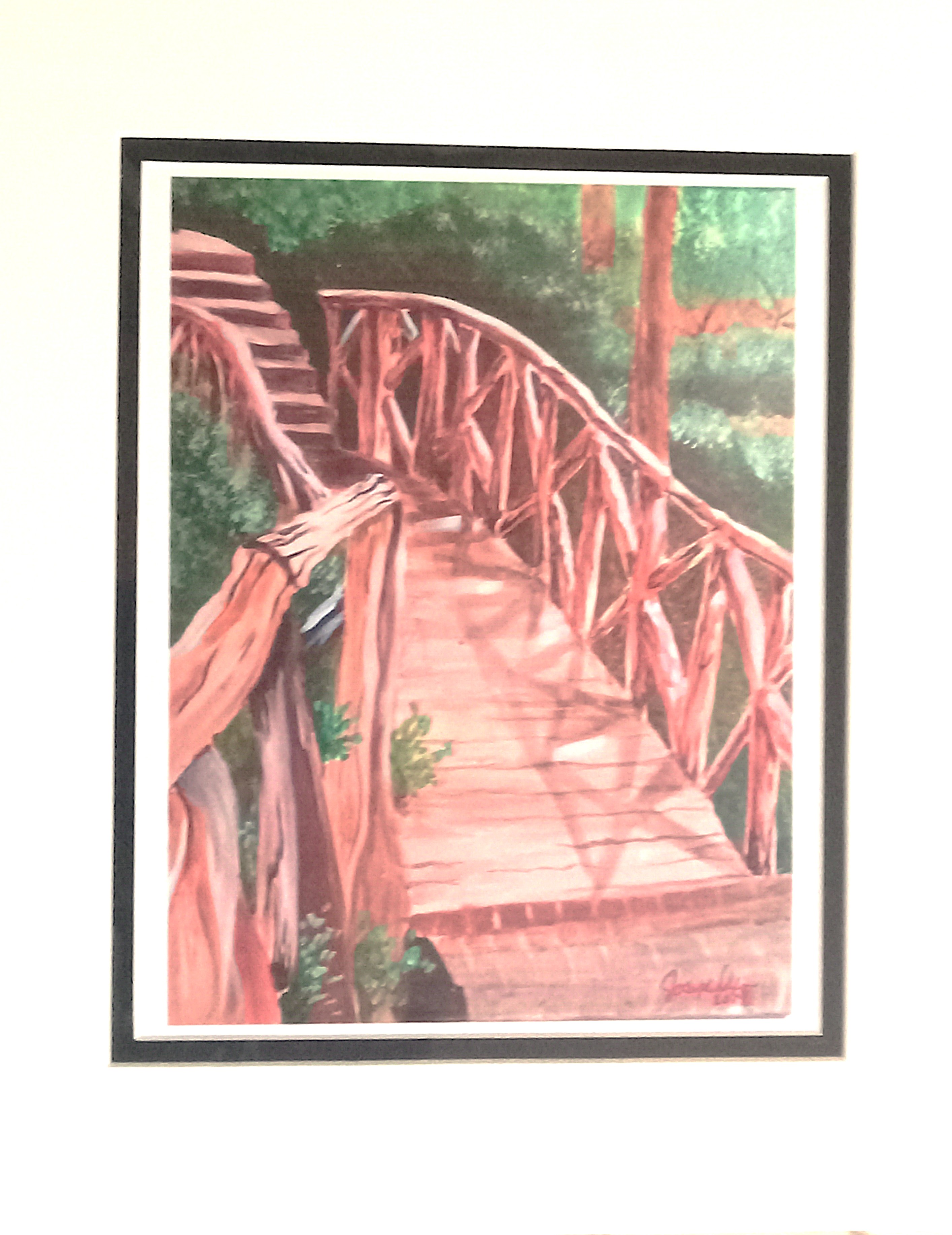 Landscapes of Bayou Bend Series "Wooden Bridge"