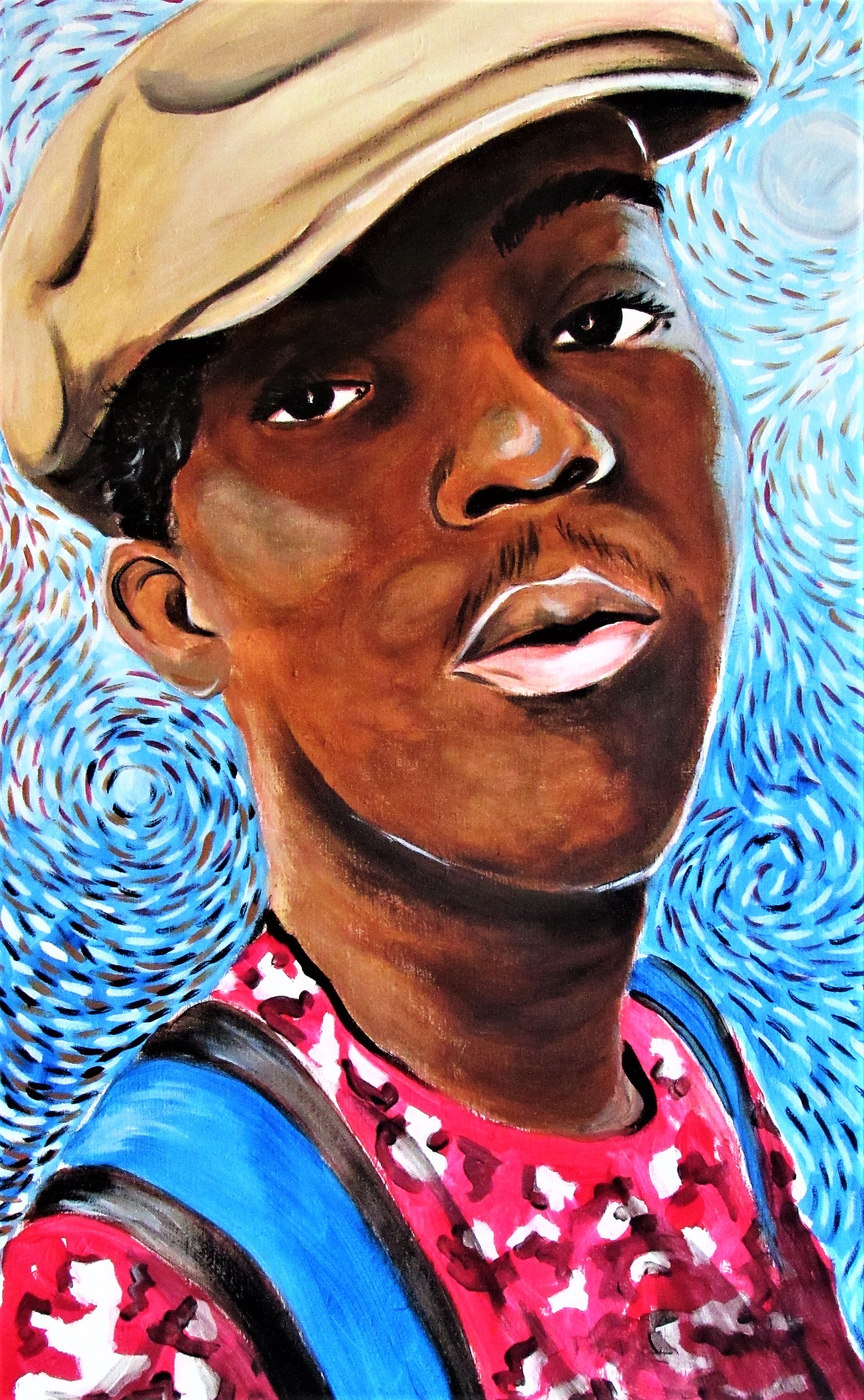 Faces of Autism series "Noah Wearing Papa’s Hat" 
