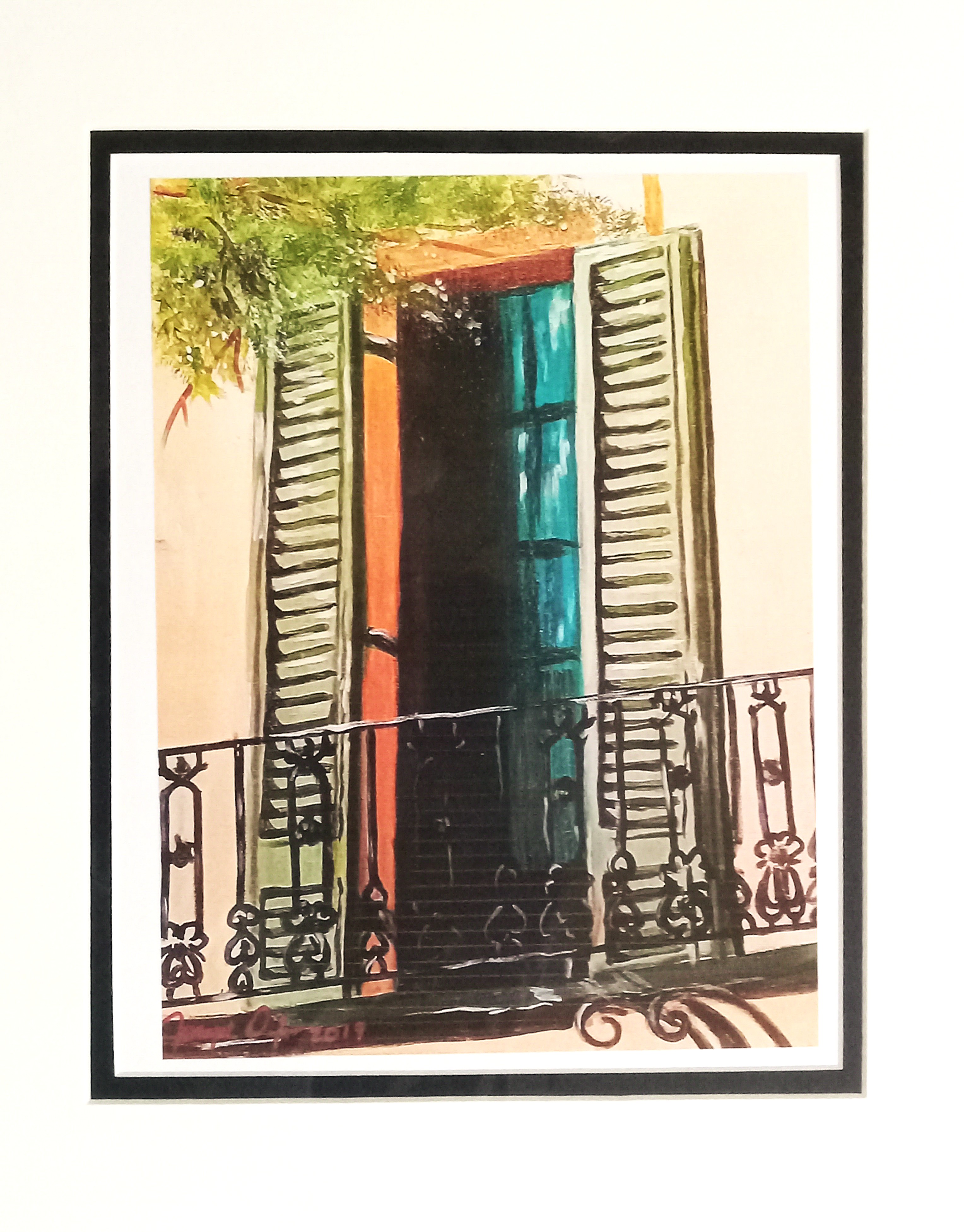 Landscapes of Bayou Bend Series "Balcony Window"
