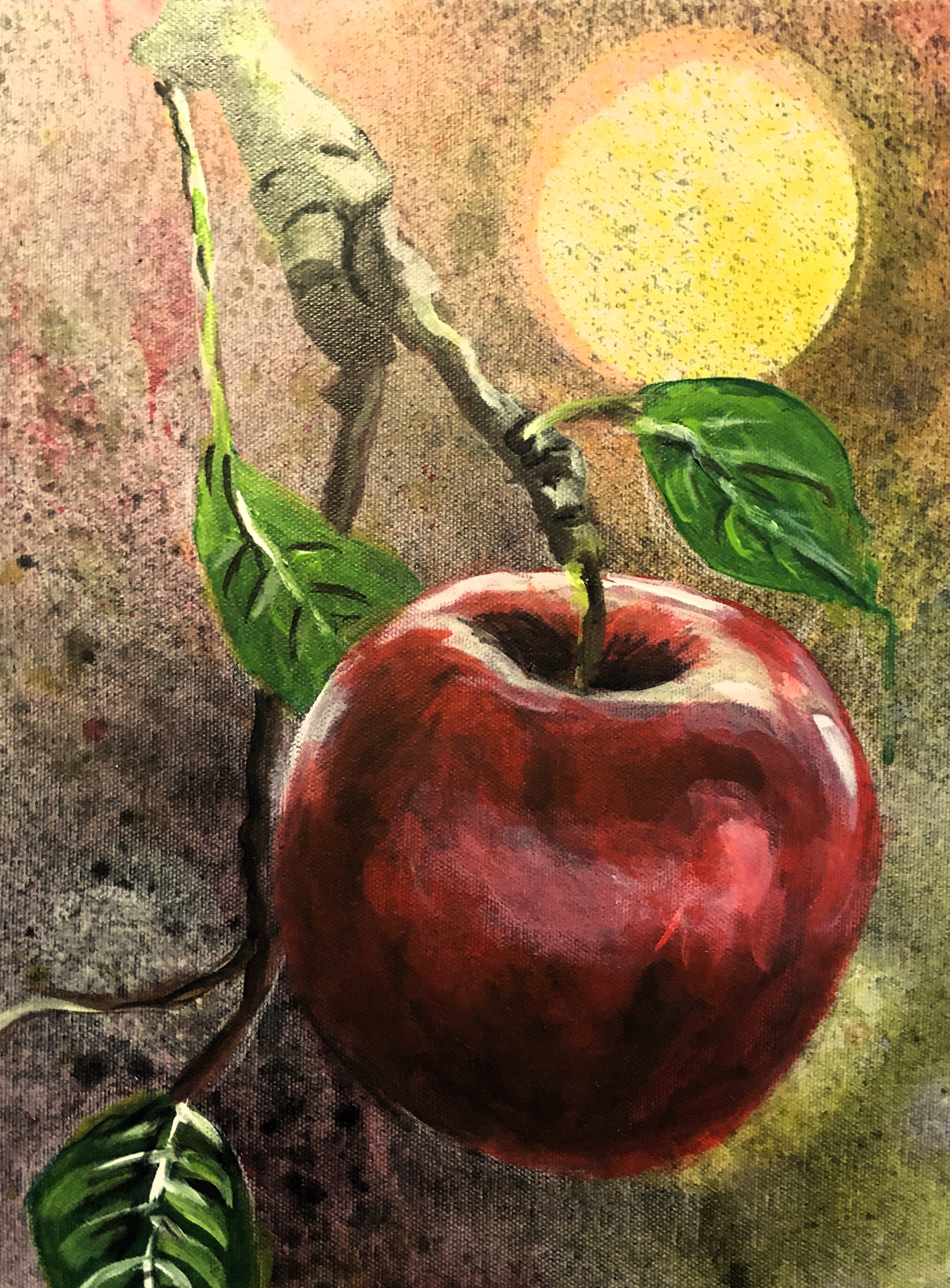 Red Apple on a Branch