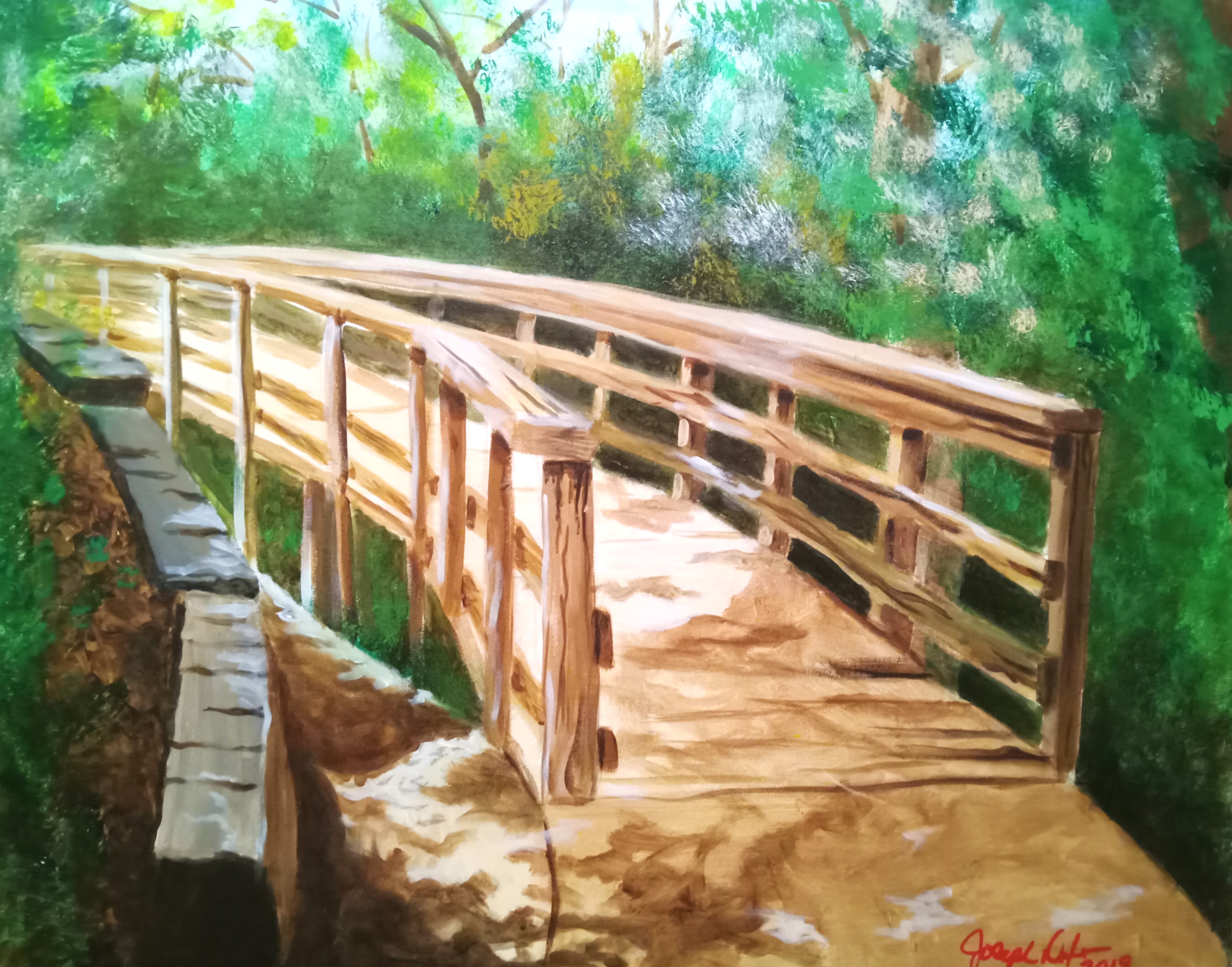 Landscapes of Bayou Bend Series Bridge 3