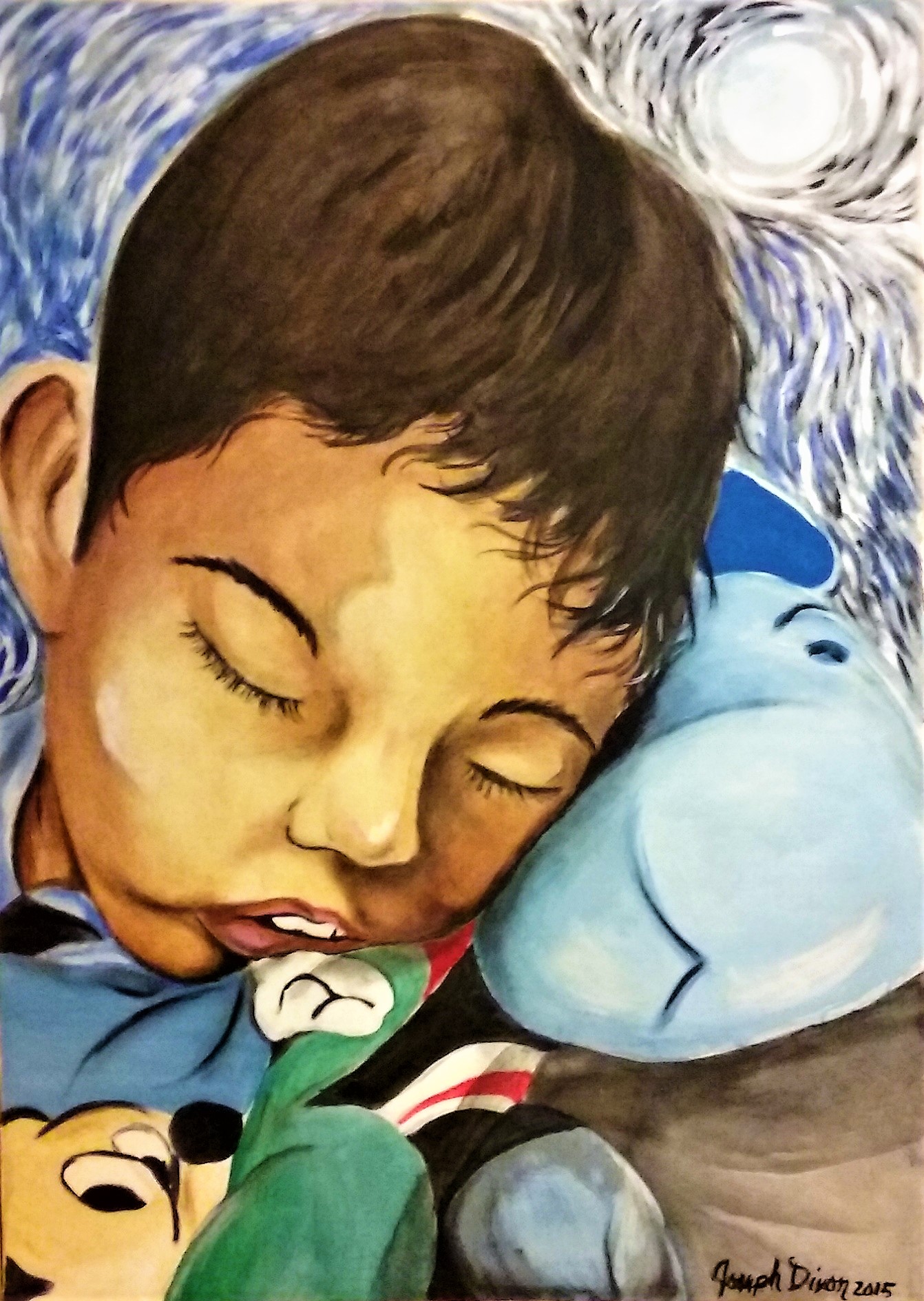 Faces of Autism Series "Sleeping Through Music"