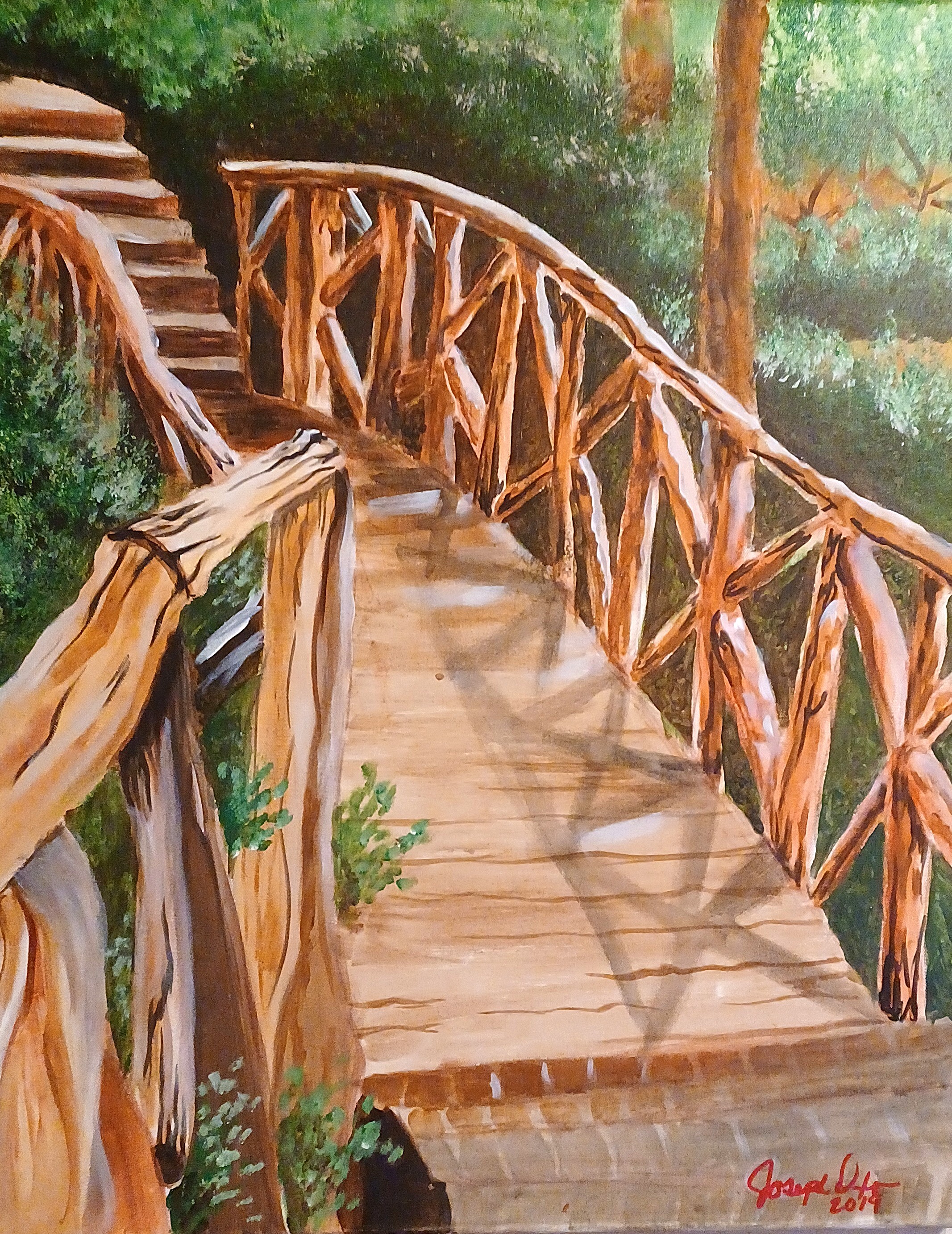 Landscapes of Bayou Bend Series Bridge 2