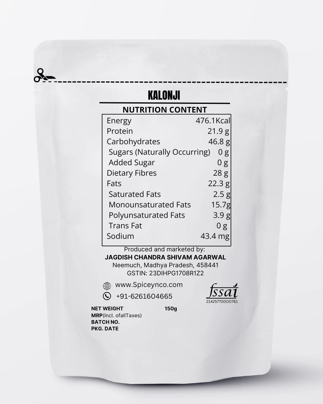 SpiceyNCo Premium Kalonji Seeds (Nigella Sativa) 200 g – 100% Natural Superseed | Immune‑Boosting, Anti‑Inflammatory & Antioxidant Hero