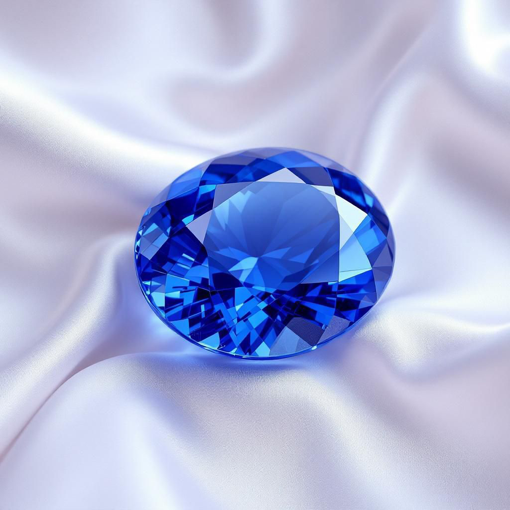 Brilliant Blue Sapphire Gemstone [original /lab tested ]