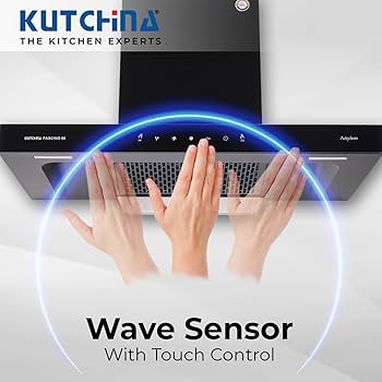 Kutchina Kitchen Chimney with Wave Sensor
