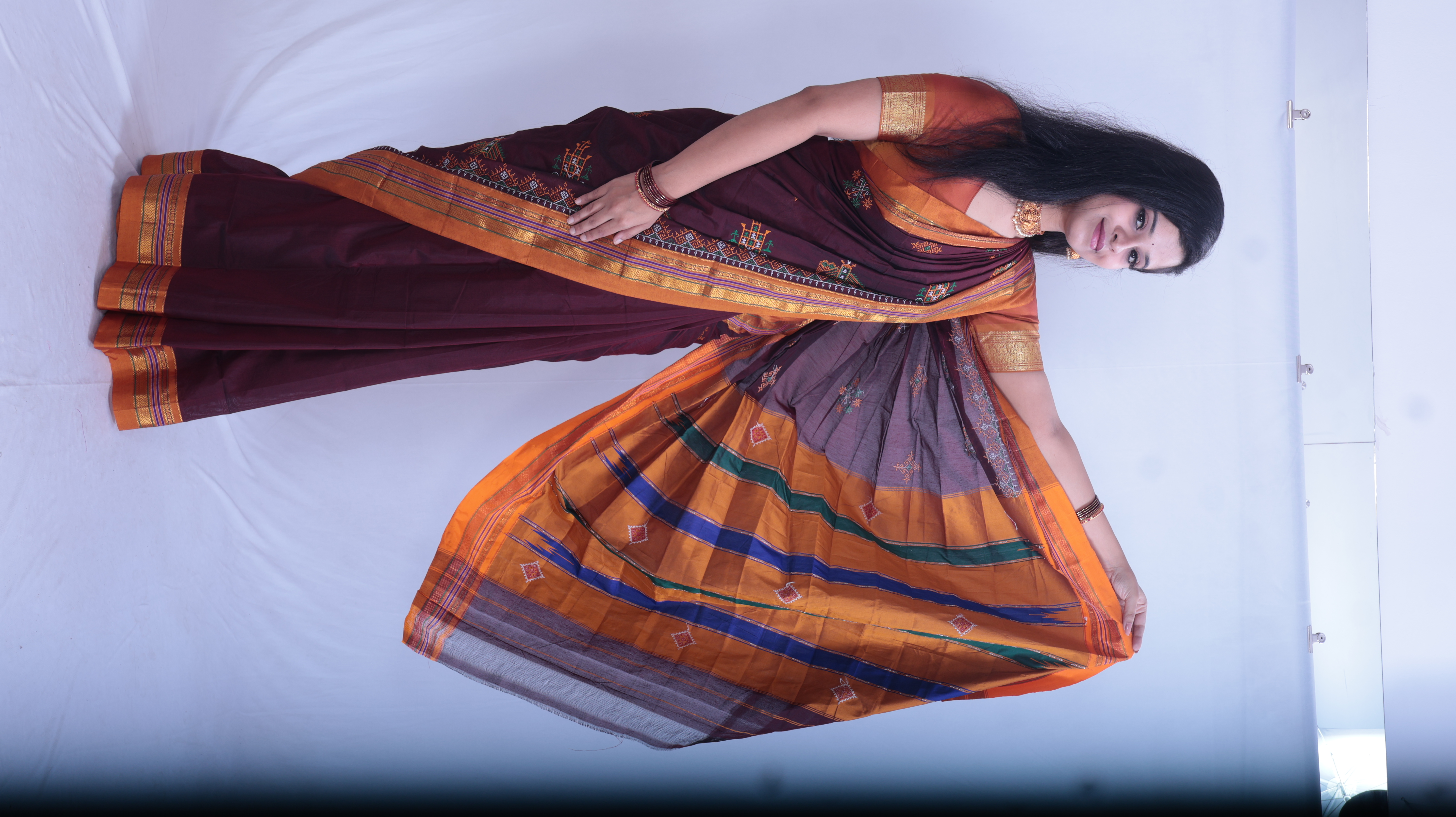 Masrai kasuti cotton saree(KCB-04)