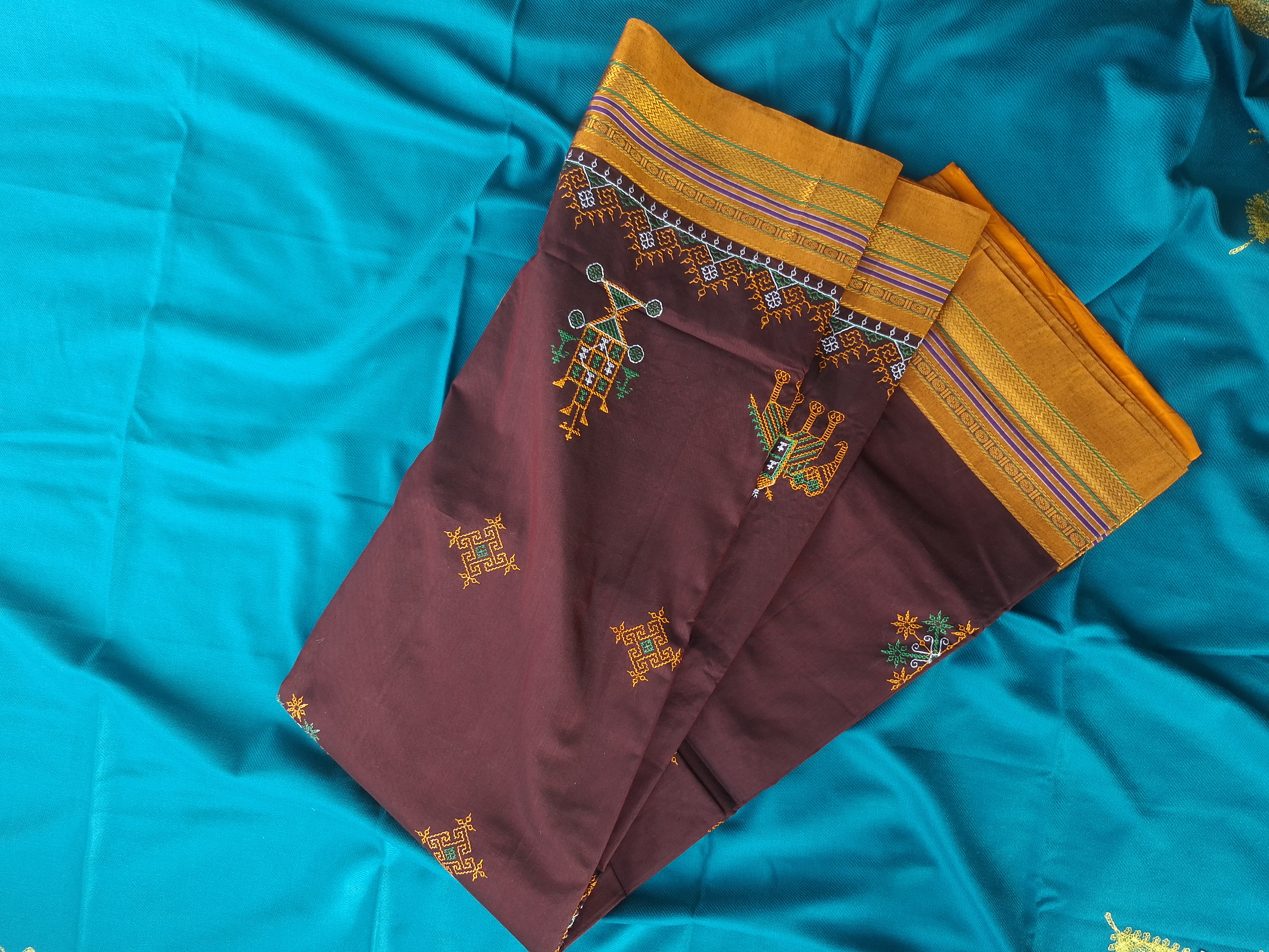 Masrai kasuti cotton saree(KCB-04)