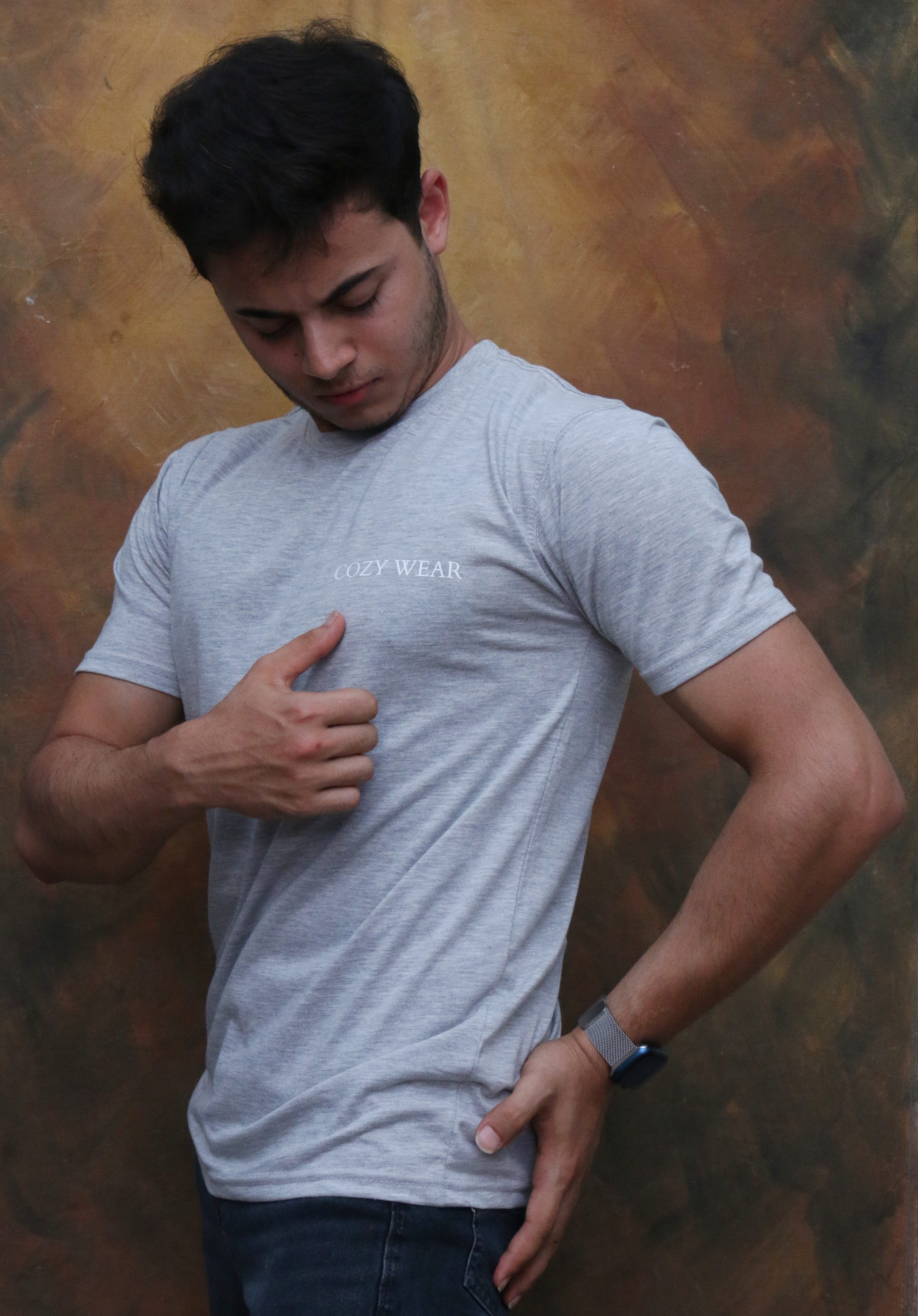 COZY WEAR Gray T-shirt 