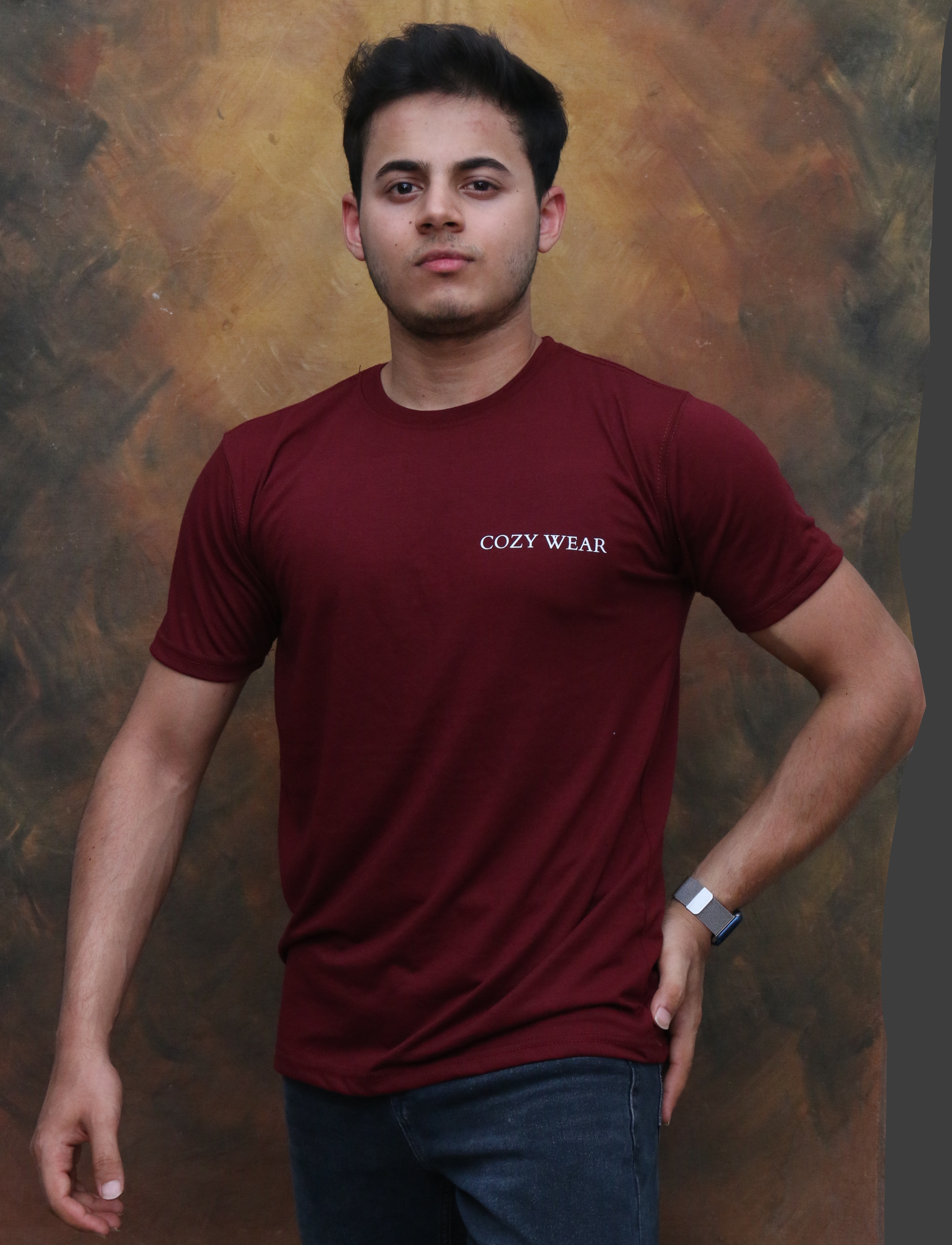 COZY WEAR Maroon T-Shirt
