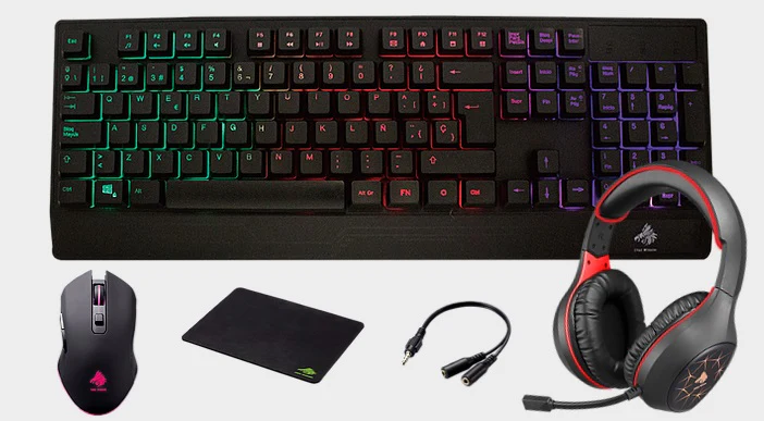 KIT GAMING RHINO 4 IN 1 