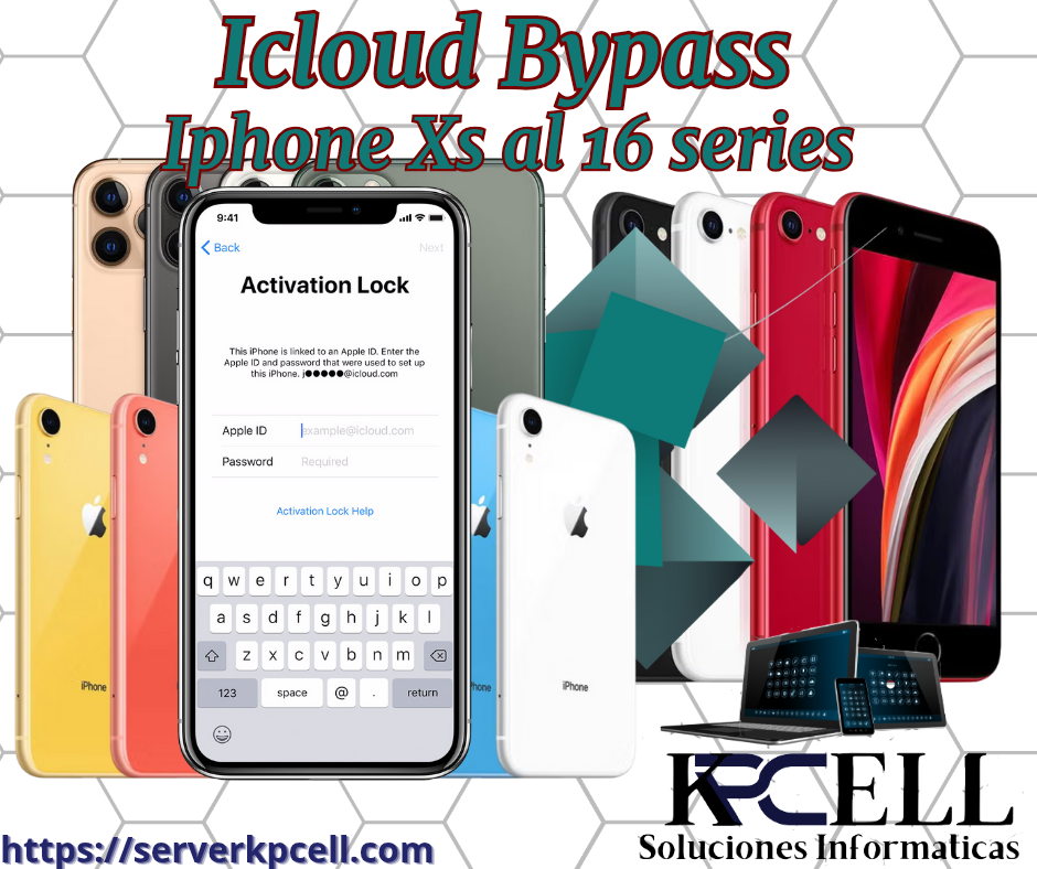 Icloud Bypass Xs al 16 Series (SIN SEÑAL) iremovalPro