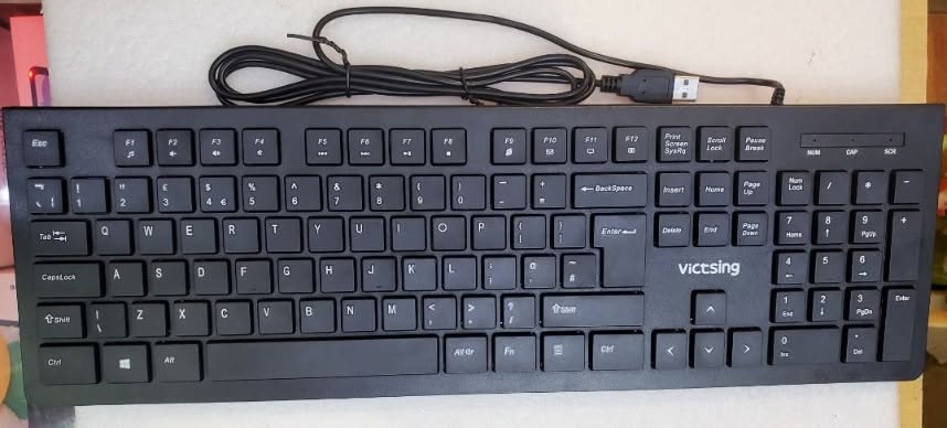 Teclado Victsing 100% Wired
