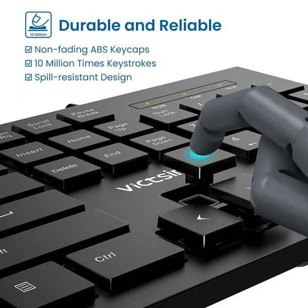 Teclado Victsing 100% Wired