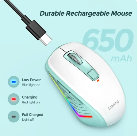 Mouse Wireless RGB