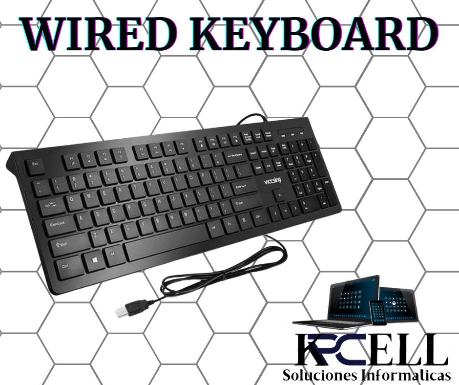 Teclado Victsing 100% Wired