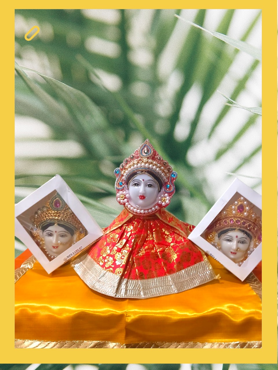 Decorative Indian Deity Dress Set