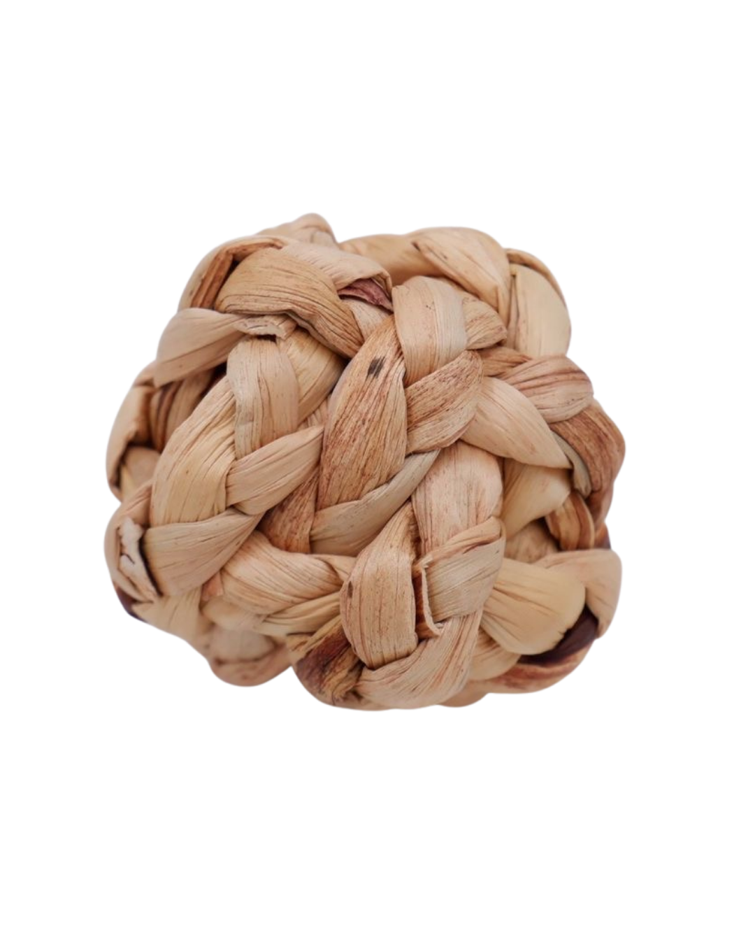 Water hyacinth braid ball 