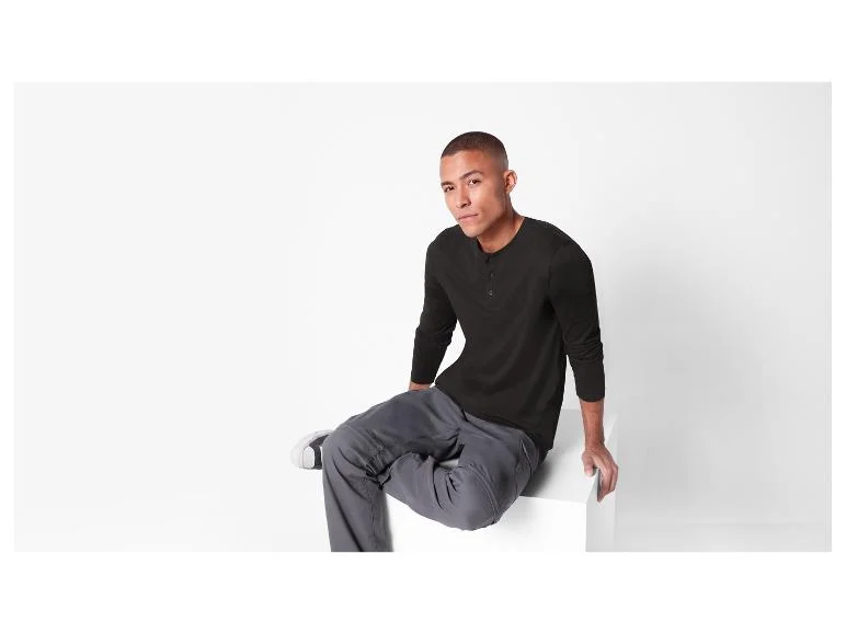 LIVERGY® Pánské triko s dlouhými rukávy vel.M